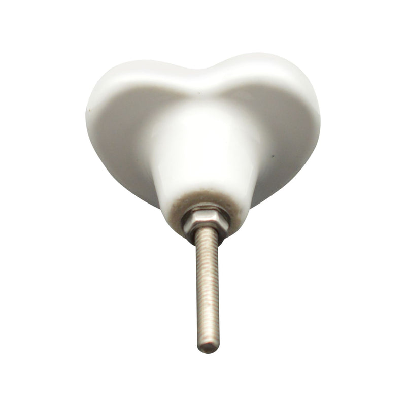 Heart Ceramic Cabinet Knob - By Nicola Spring