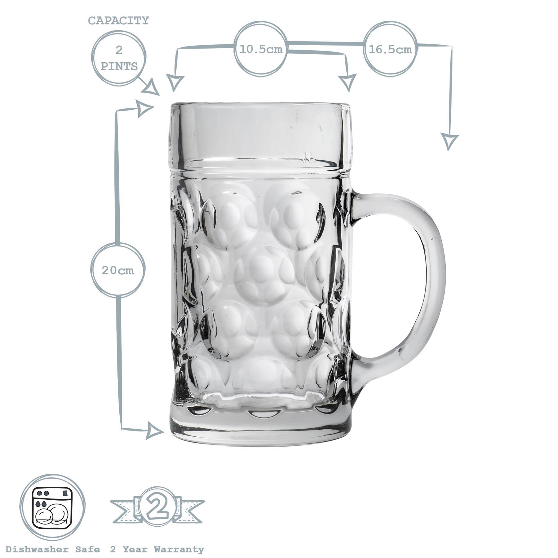 Rink Drink German Stein Beer Glass