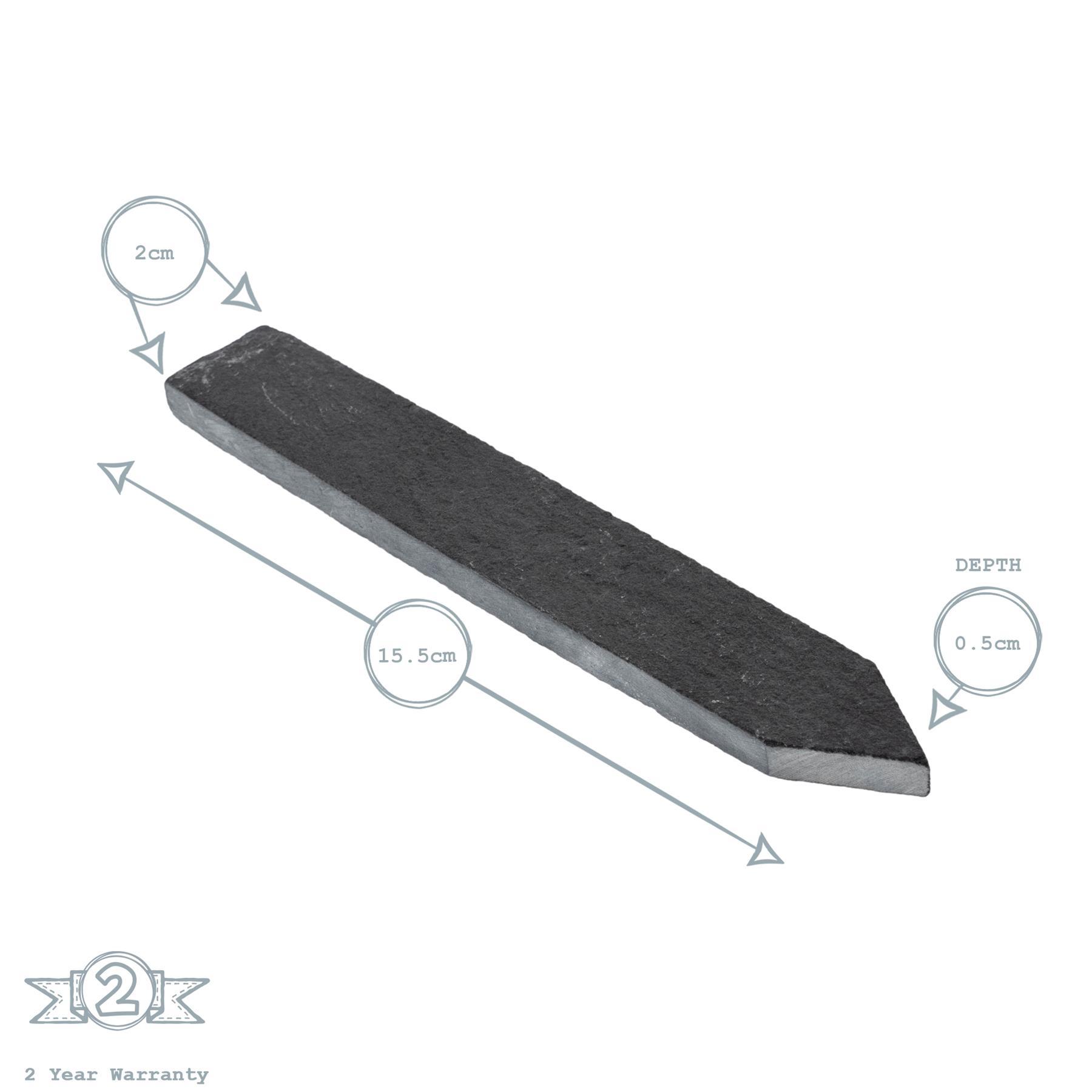 Nicola Spring Slate Peg Labels for Plants Flowers Vegetables
