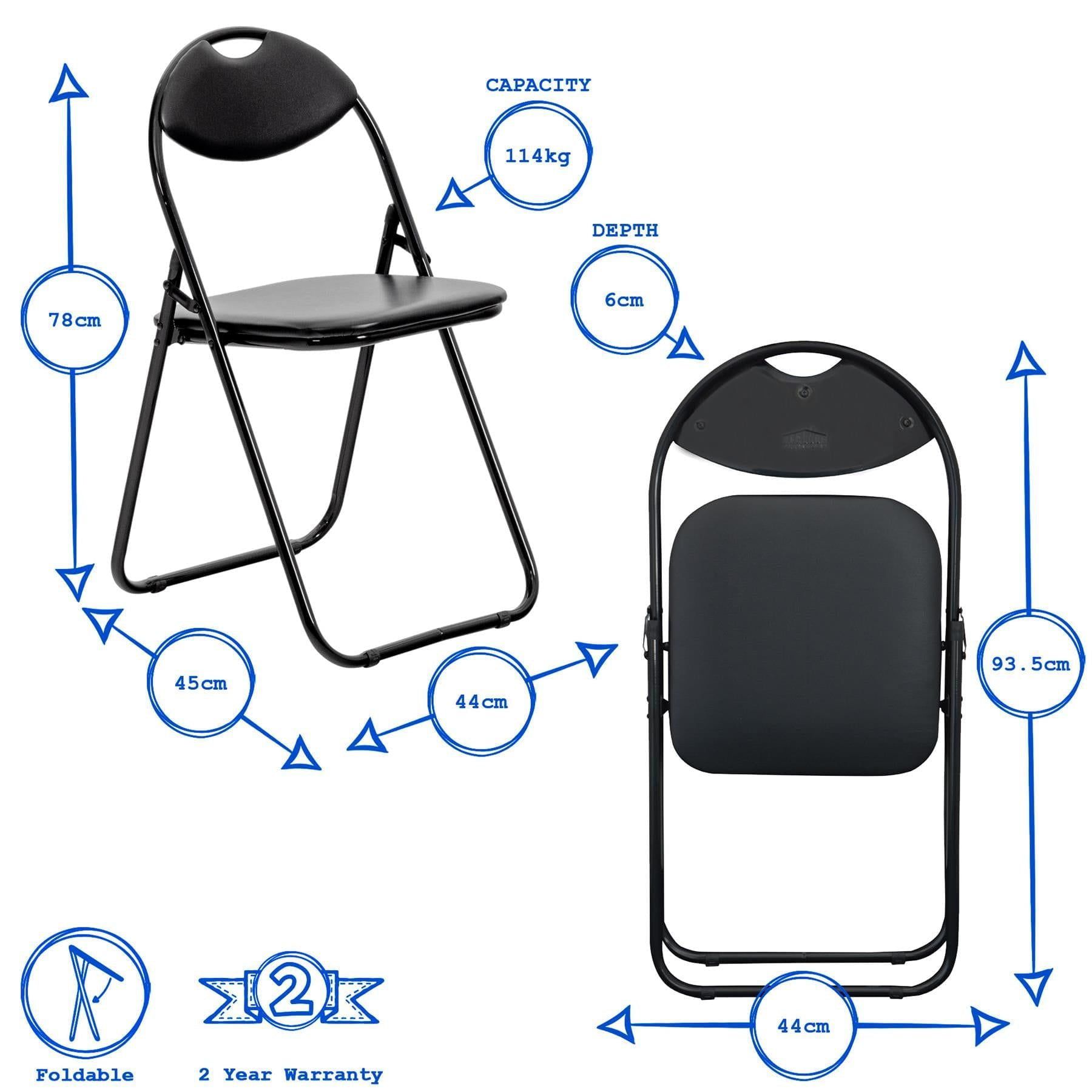 2pc Black Metal Industrial Office Desk & Chair Set