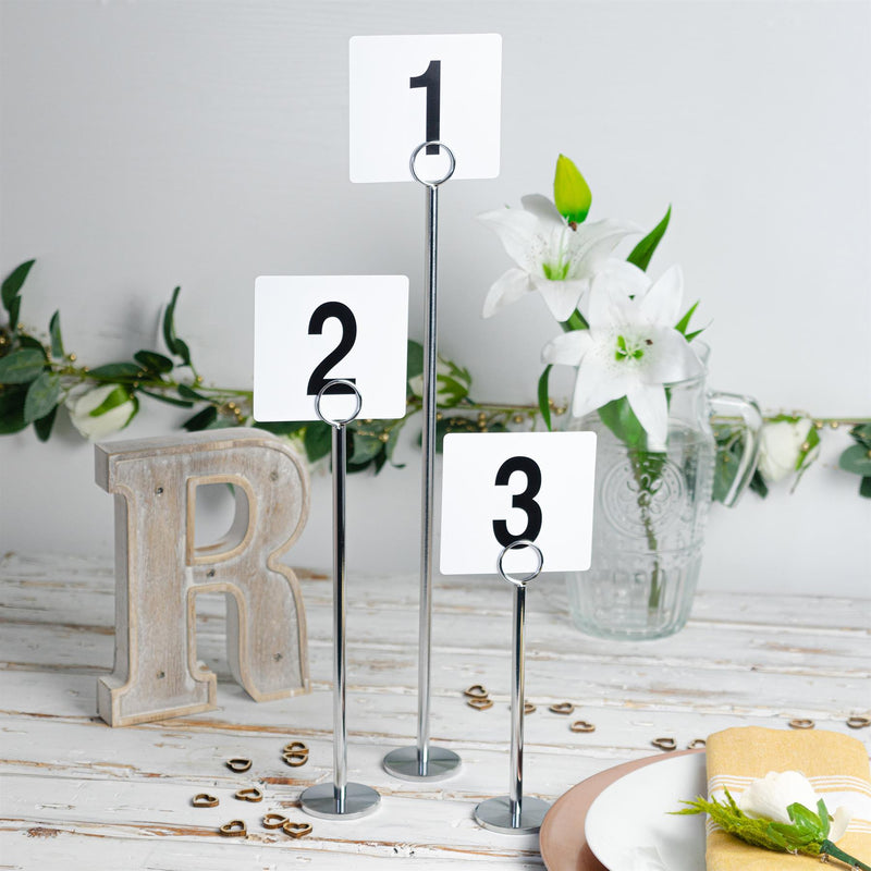 Plastic Table Numbers - 1 to 25 - By Argon Tableware