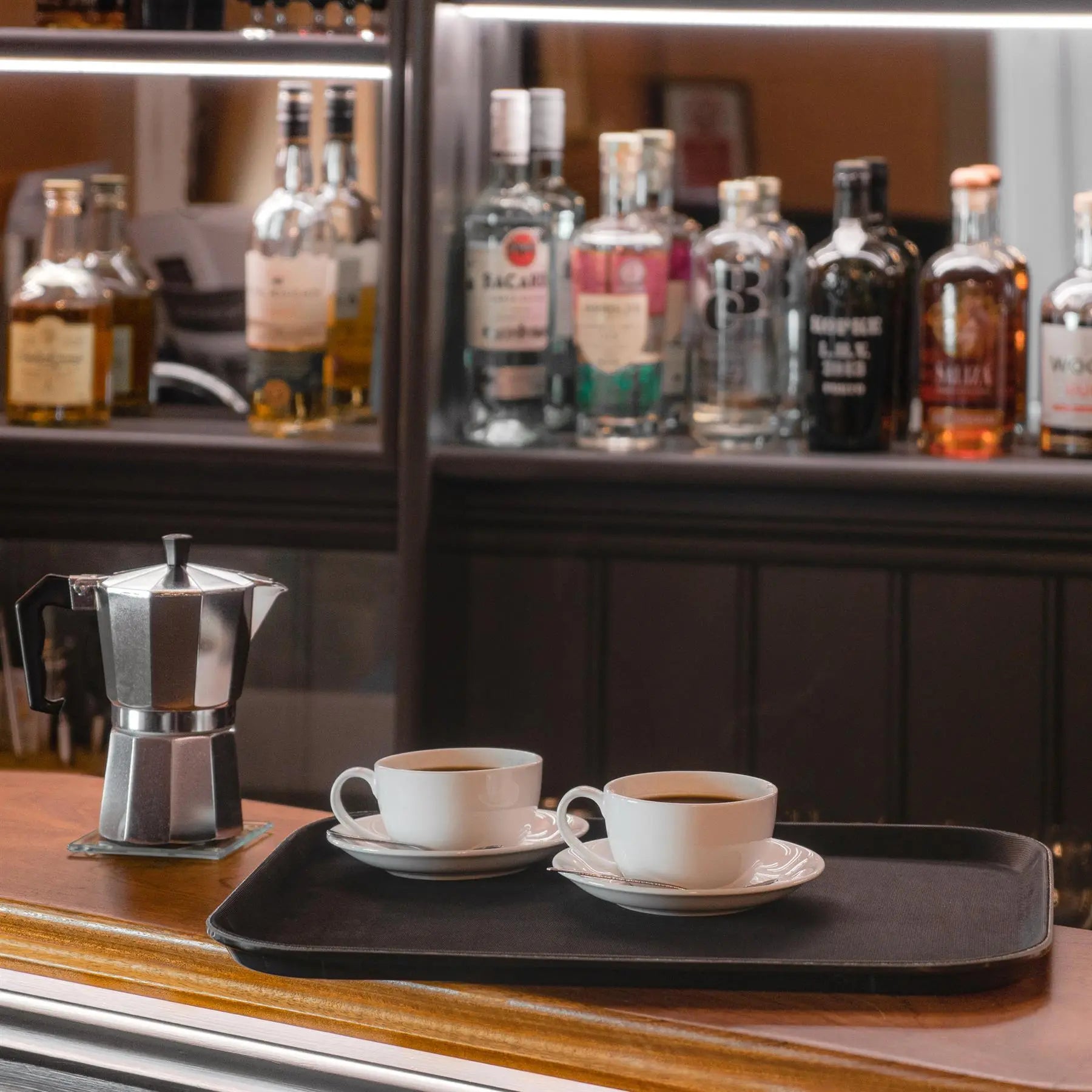 45.5cm x 35.5cm Rectangular Non-Slip Serving Tray Argon Tableware