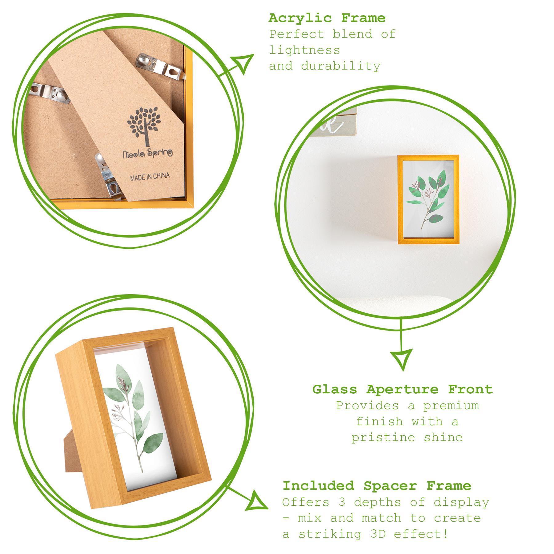 4" x 6" 3D Deep Box Photo Frame