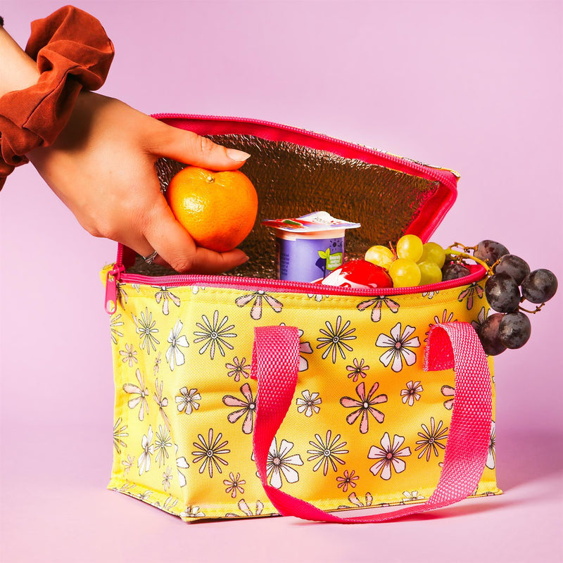 Daisies Insulated Lunch Bag - By Tiny Dining