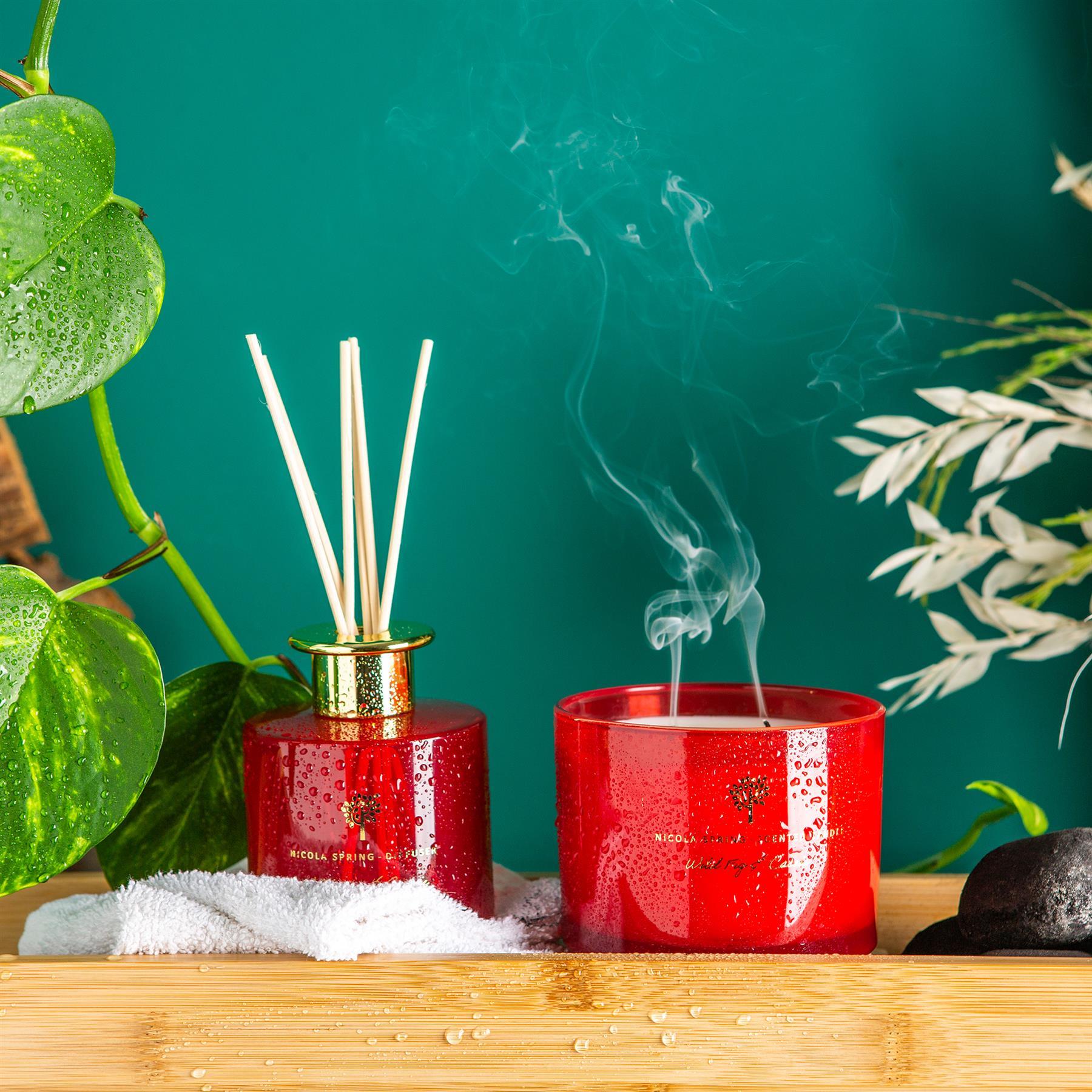 200ml Wild Fig & Cassis Glass Reed Diffuser