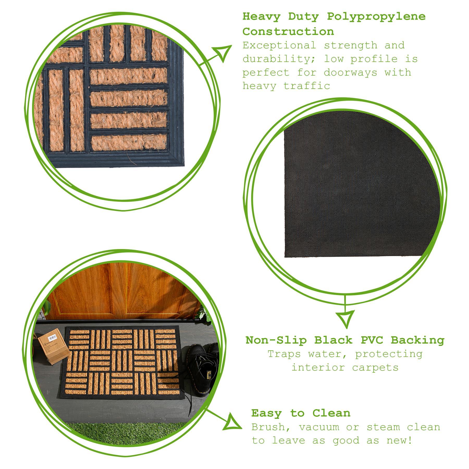 60cm x 40cm Mosaic Heavy Duty Door Mat