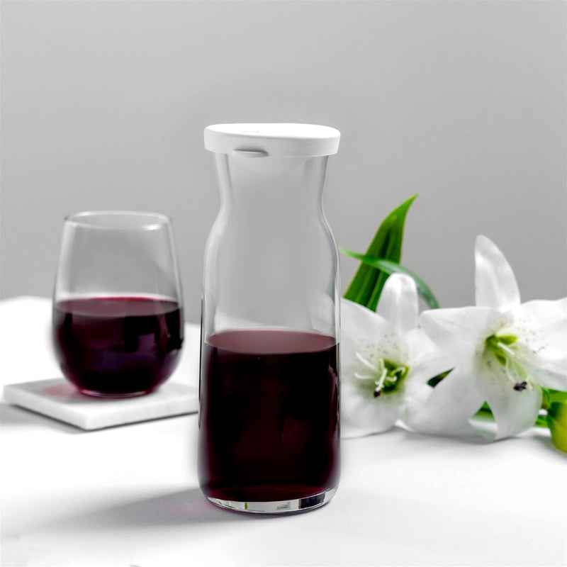 700ml Brocca Glass Carafe with Silicone Lid - By Argon Tableware