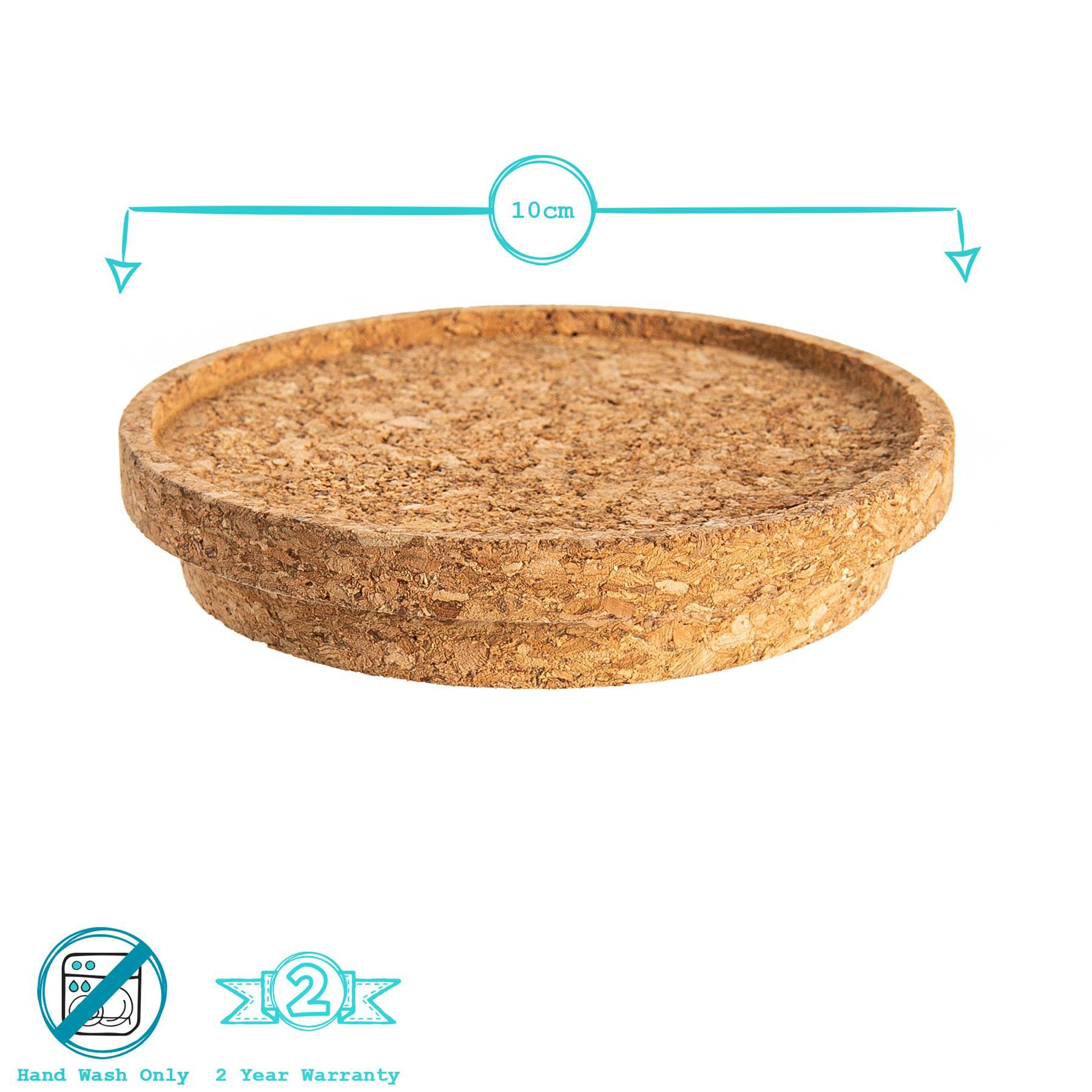 10cm Cork Scandi Storage Jar Lid