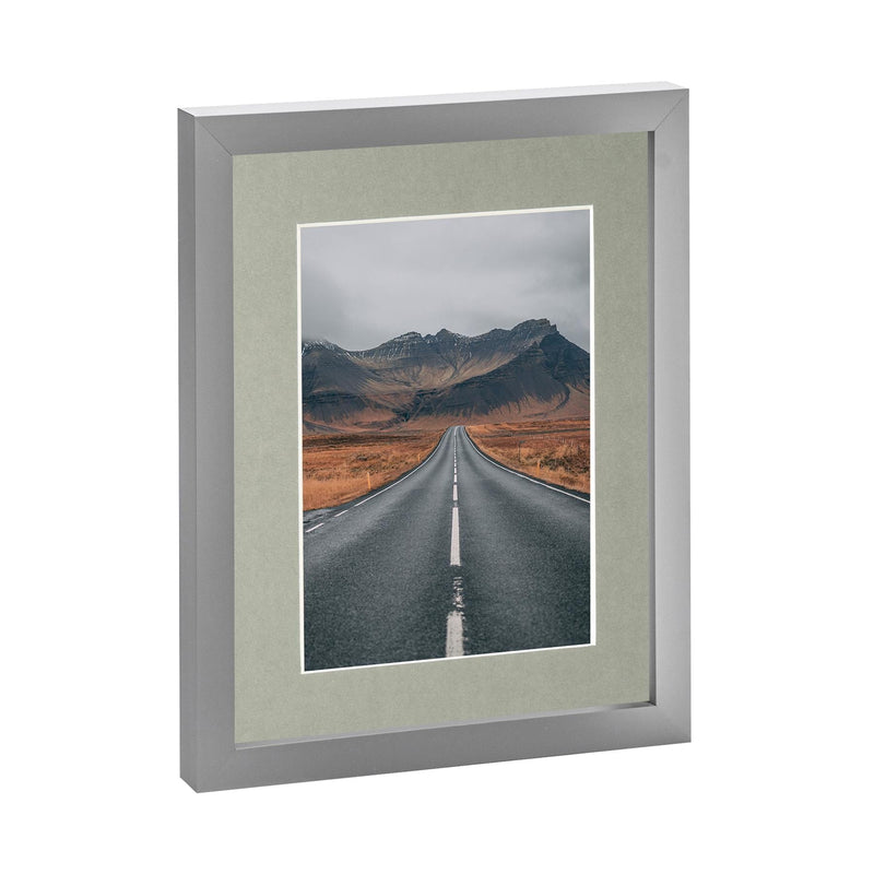 Grey 8" x 10" Photo Frame with 5" x 7" Mount - By Nicola Spring