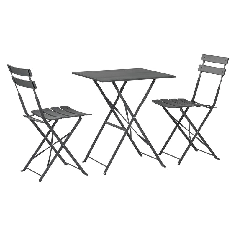 Two-Seater Square Sussex Bistro Set - By Harbour Housewares