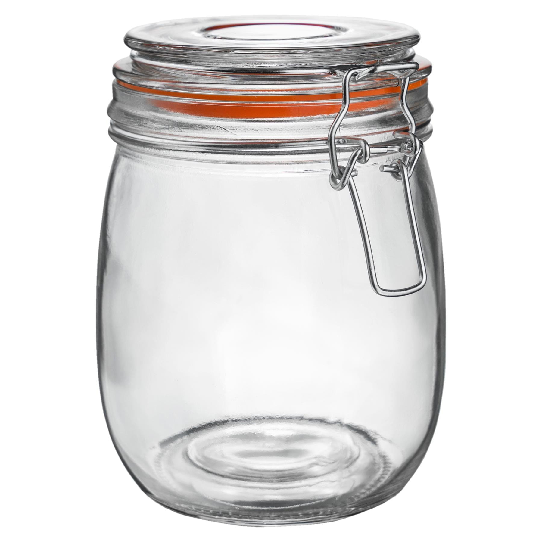 750ml Air tight Classic Glass Storage Jar + Four Free Coloured Seals