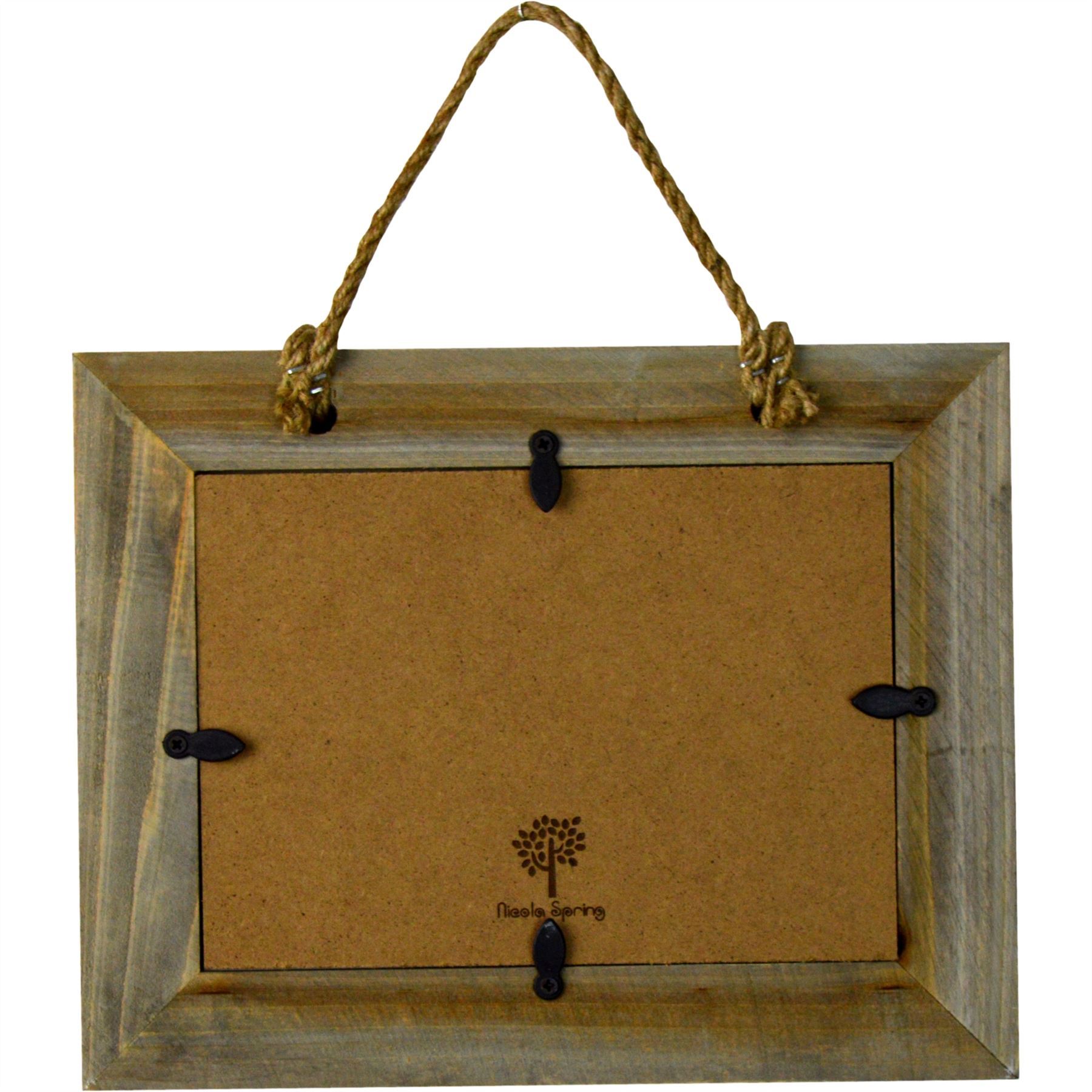 7" x 5" Natural Wooden Hanging Photo Frame