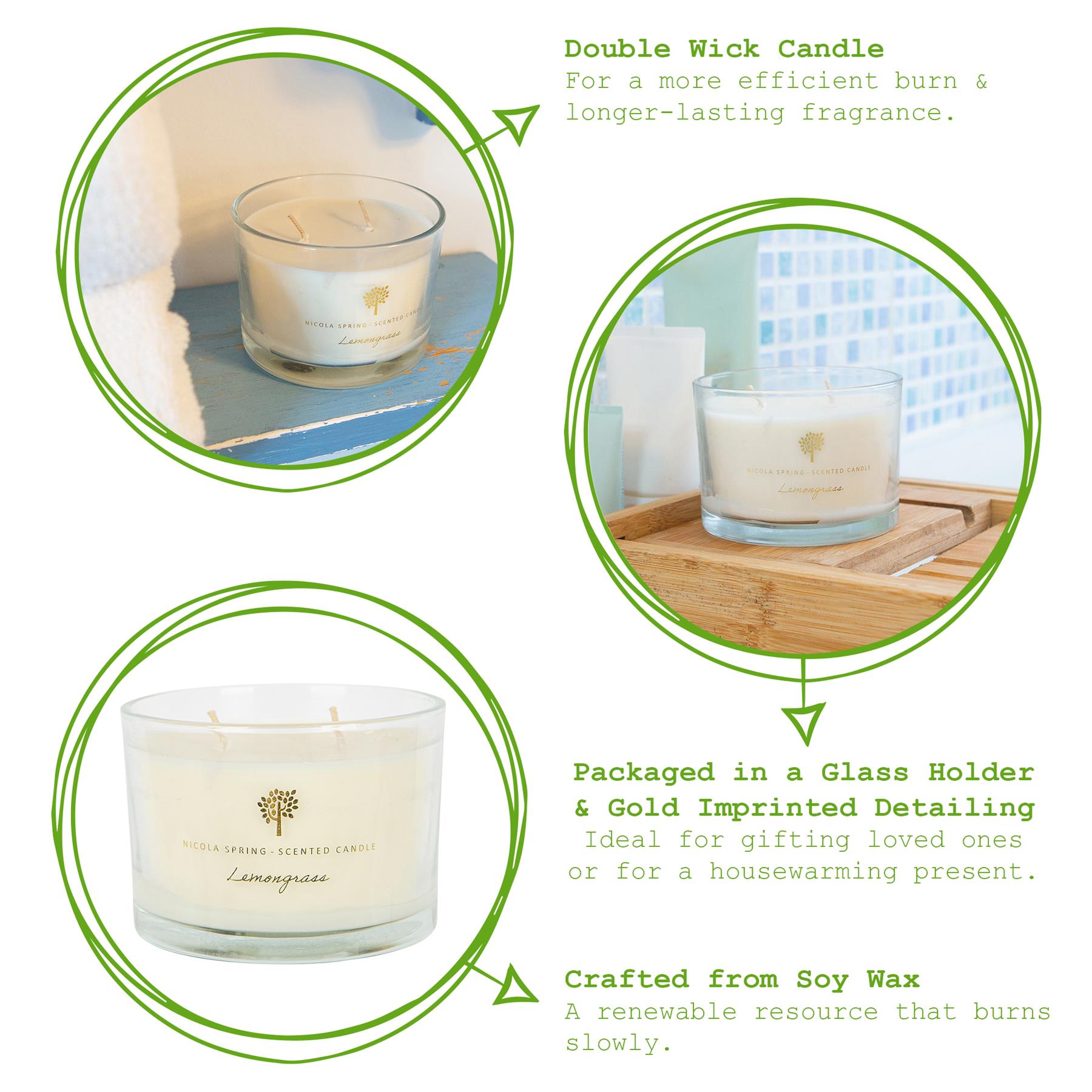 Lemongrass 350g Soy Wax Scented Candle