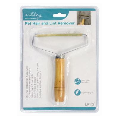 Metal Pet Hair Remover with Wooden Handle - By Ashley