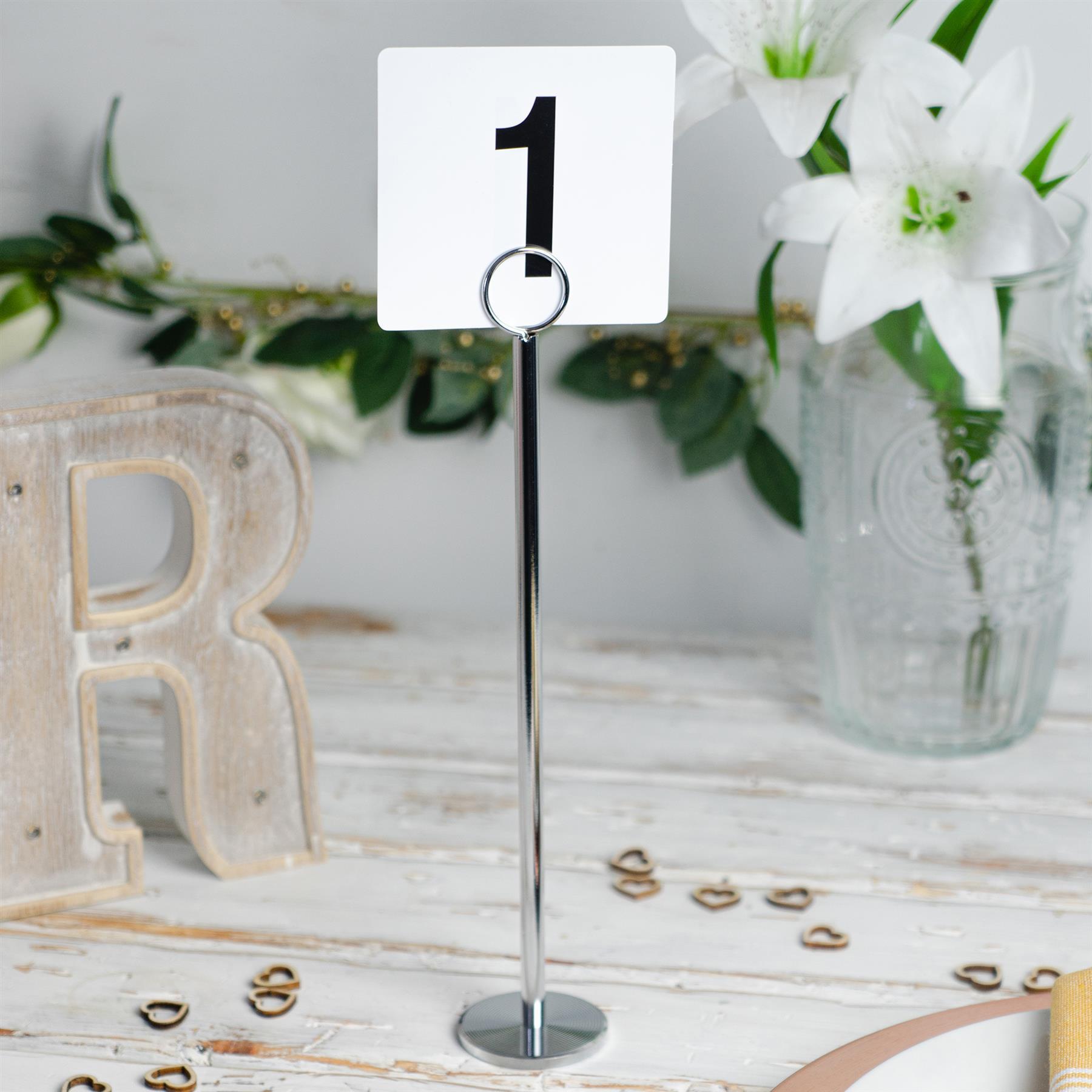 20cm Table Number Holders - Pack of 12