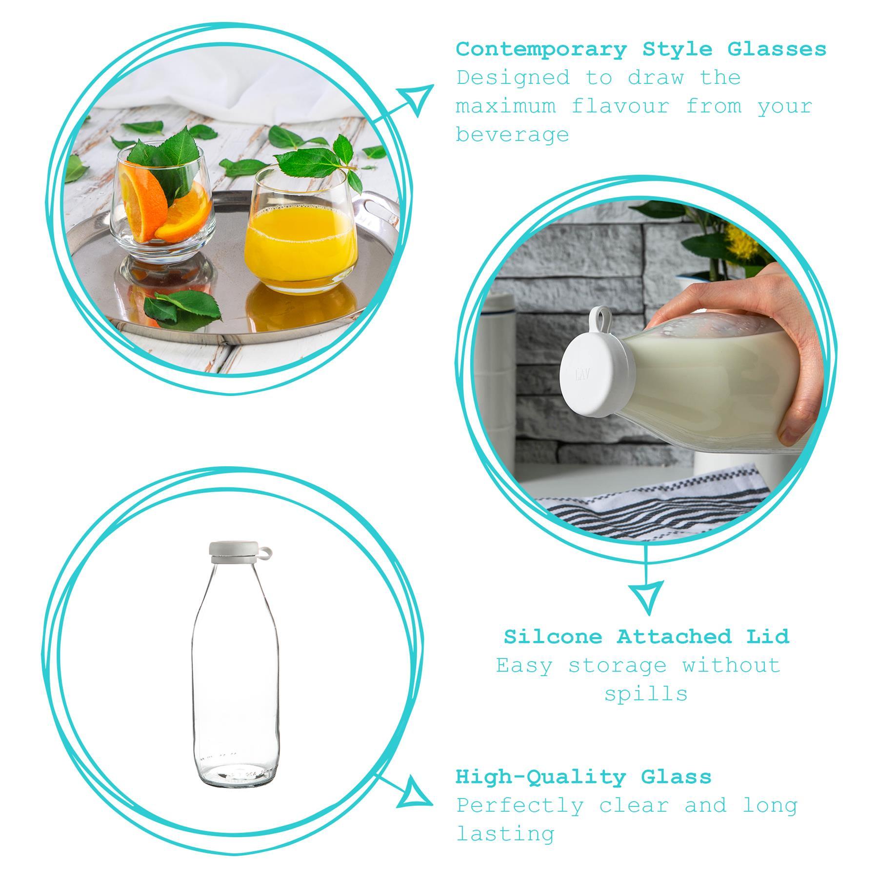 7pc Tallo Tumbler Glasses Set with Bottle