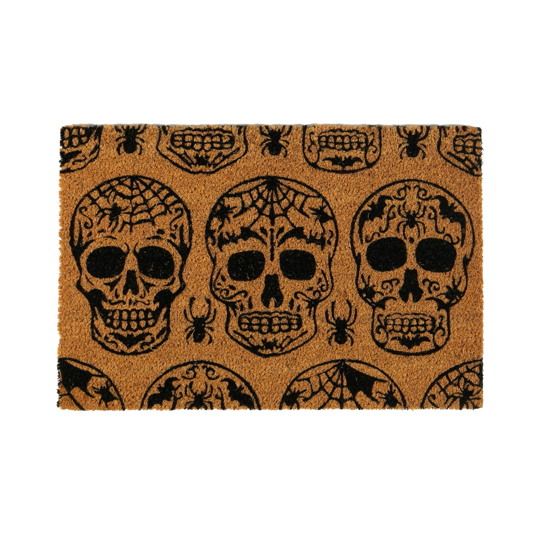 60cm x 40cm Day of the Dead Coir Door Mat