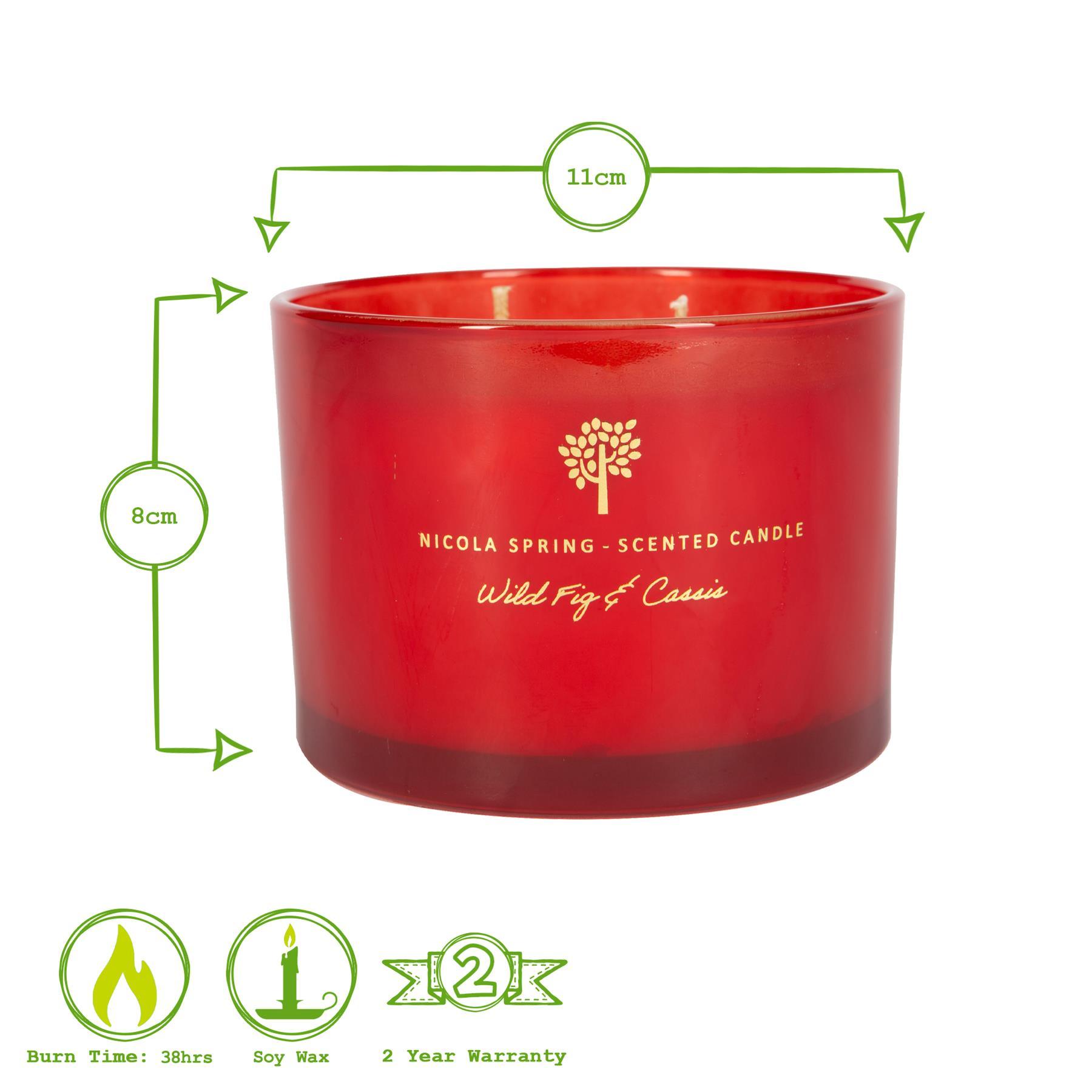 350g Double Wick Wild Fig & Cassis Soy Wax Scented Candle