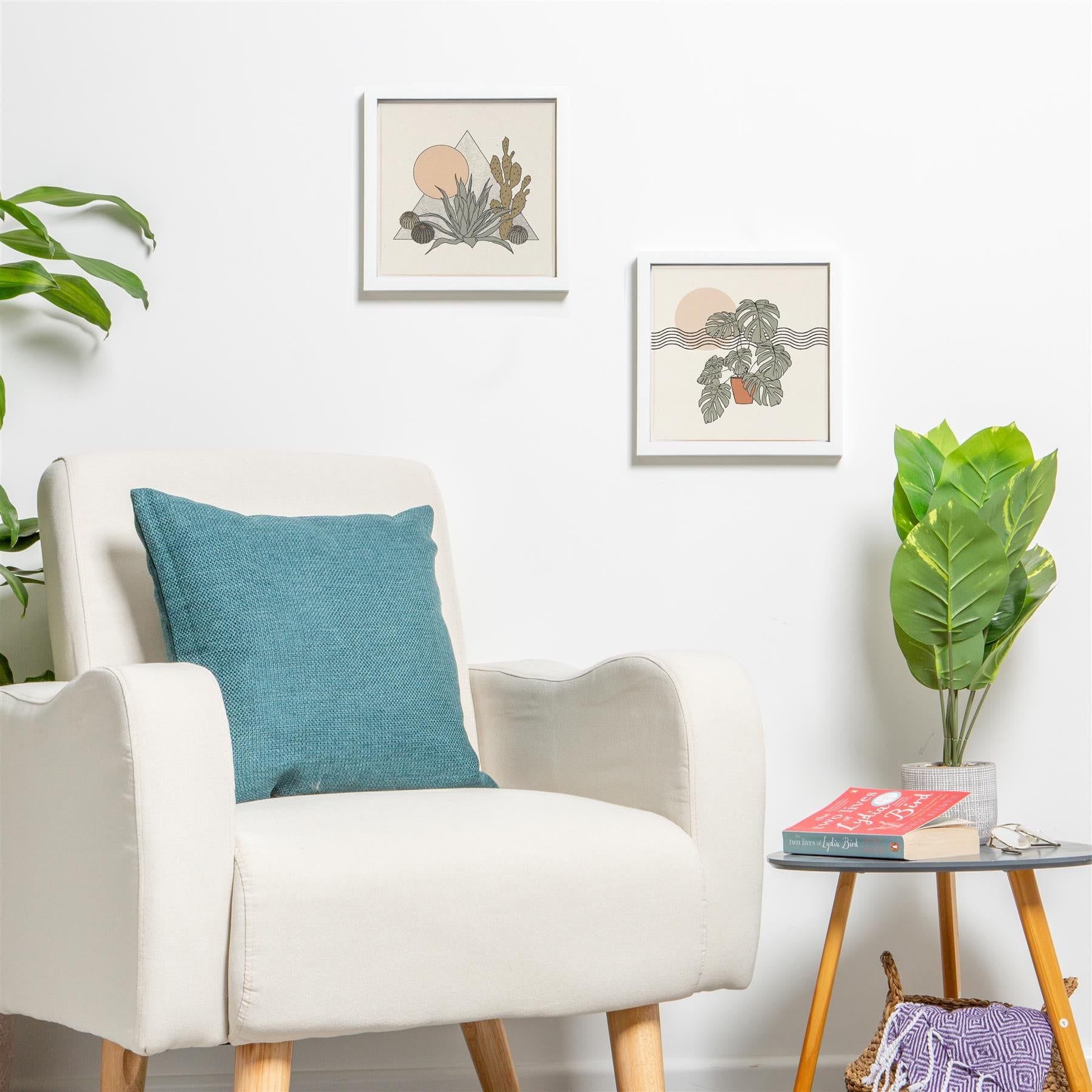 10" x 10" 3D Box Photo Frame - White