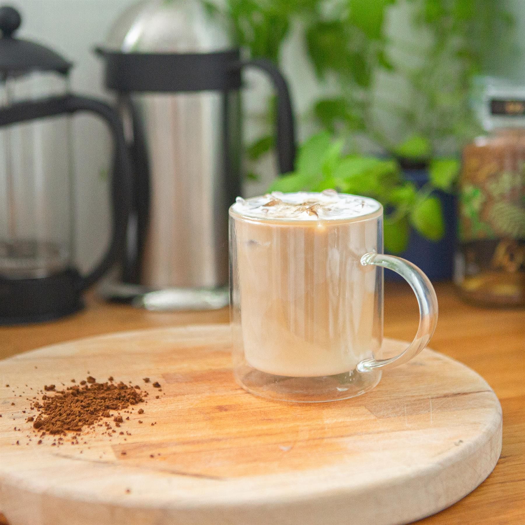 360ml Double-Walled Glass Mugs Set - Pack of 2