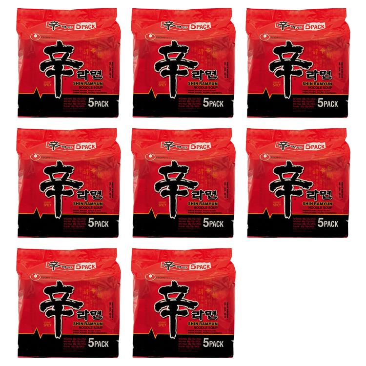 Shin Ramyun 120g Instant Noodles - Pack of 40 - By Nongshim
