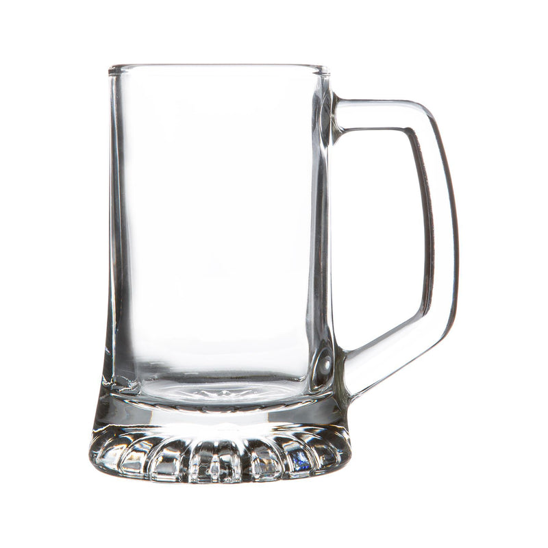290ml Stern Tankard Glass Beer Mugs - Pack of Two - By Bormioli Rocco
