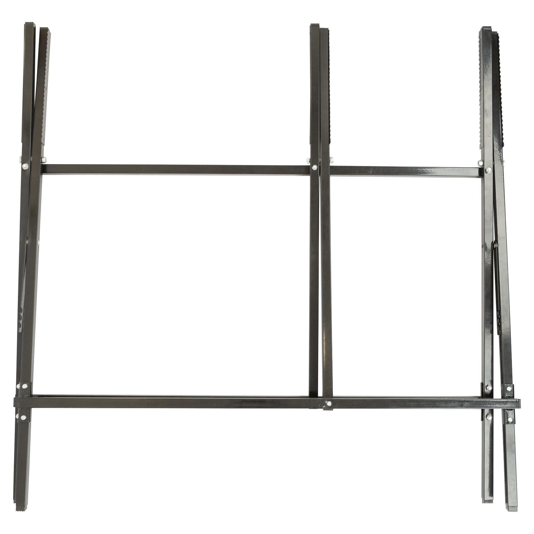 Black Folding Iron Log Saw Horse