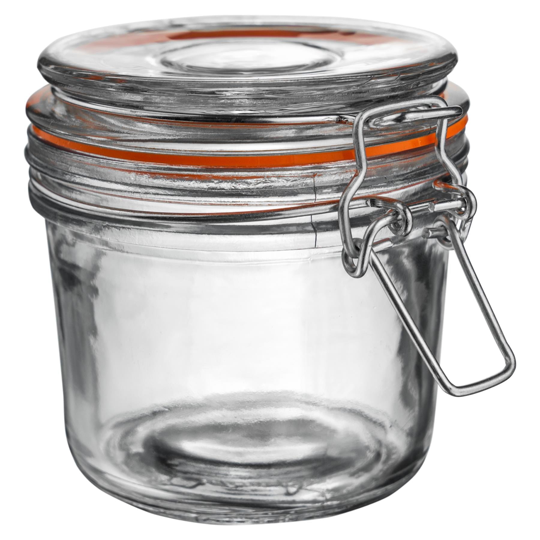 350ml Air tight Classic Air Tight Overnight oats Glass Storage Jar + Four Free Coloured Seals
