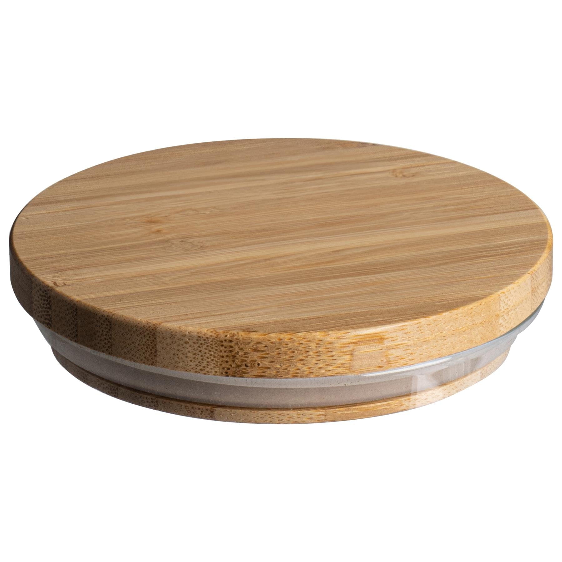 2L Scandi Storage Jar with Wooden Lid