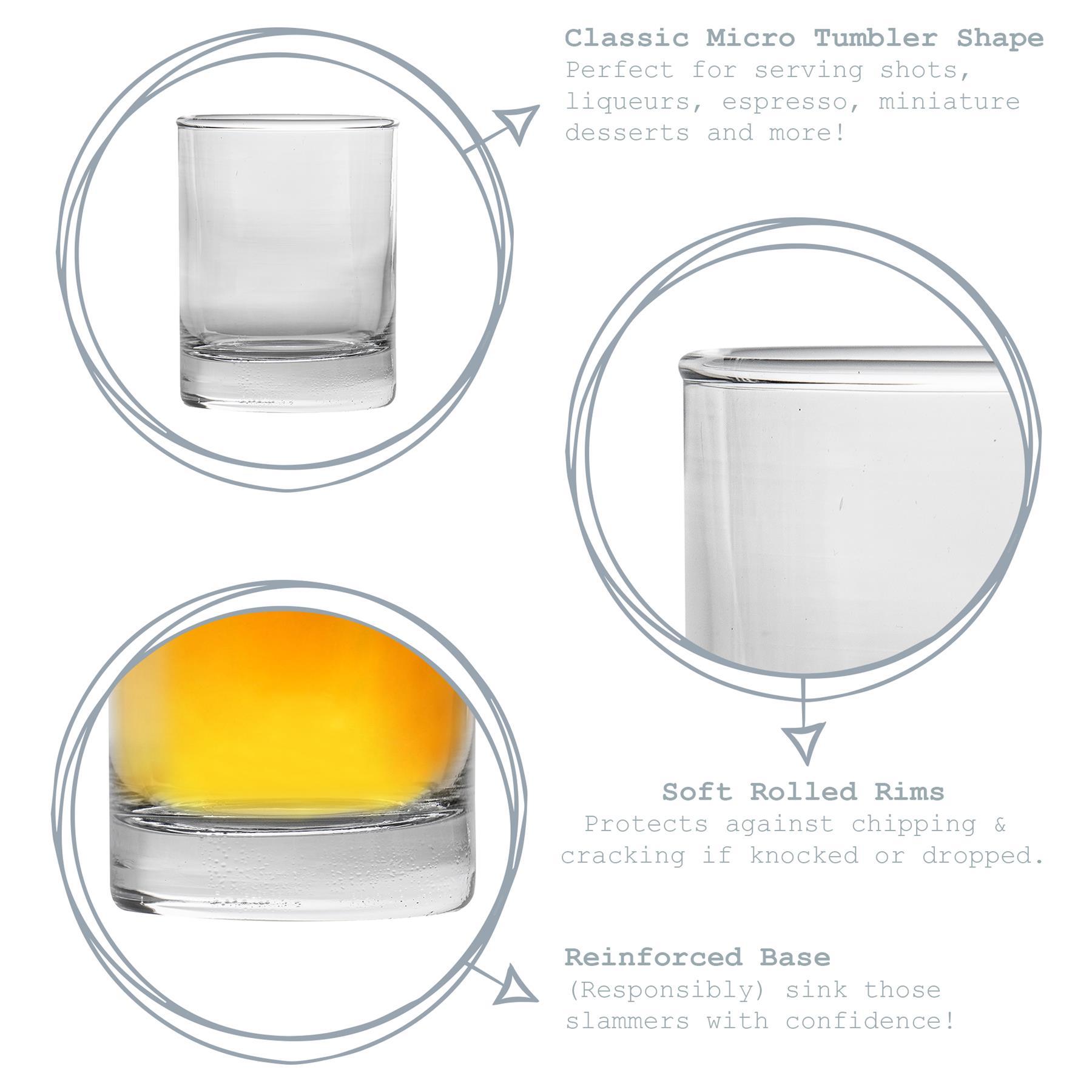 Rink Drink Shot or Espresso Glasses