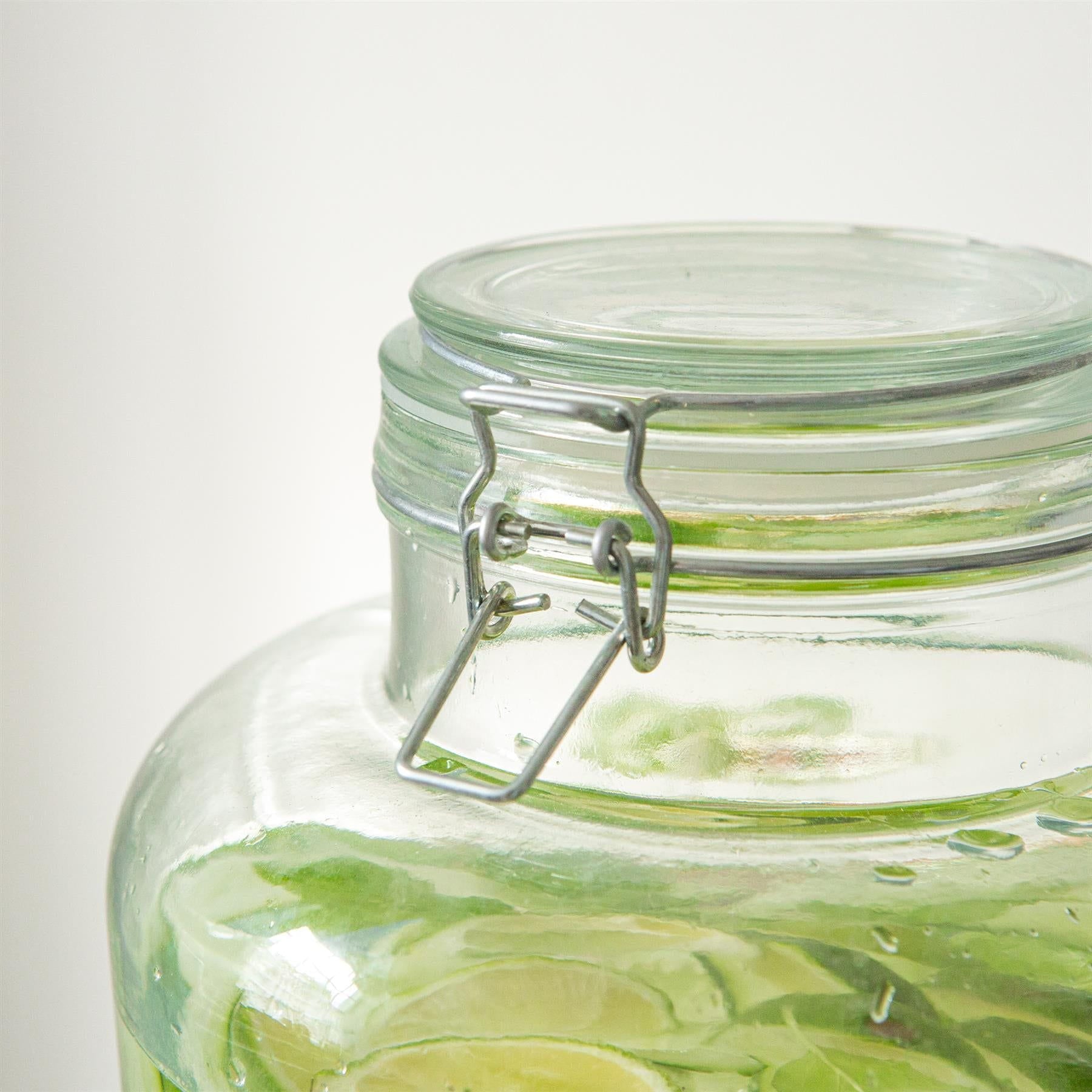 8.7L Glass Drinks Dispenser with Tap & Chrome Stand