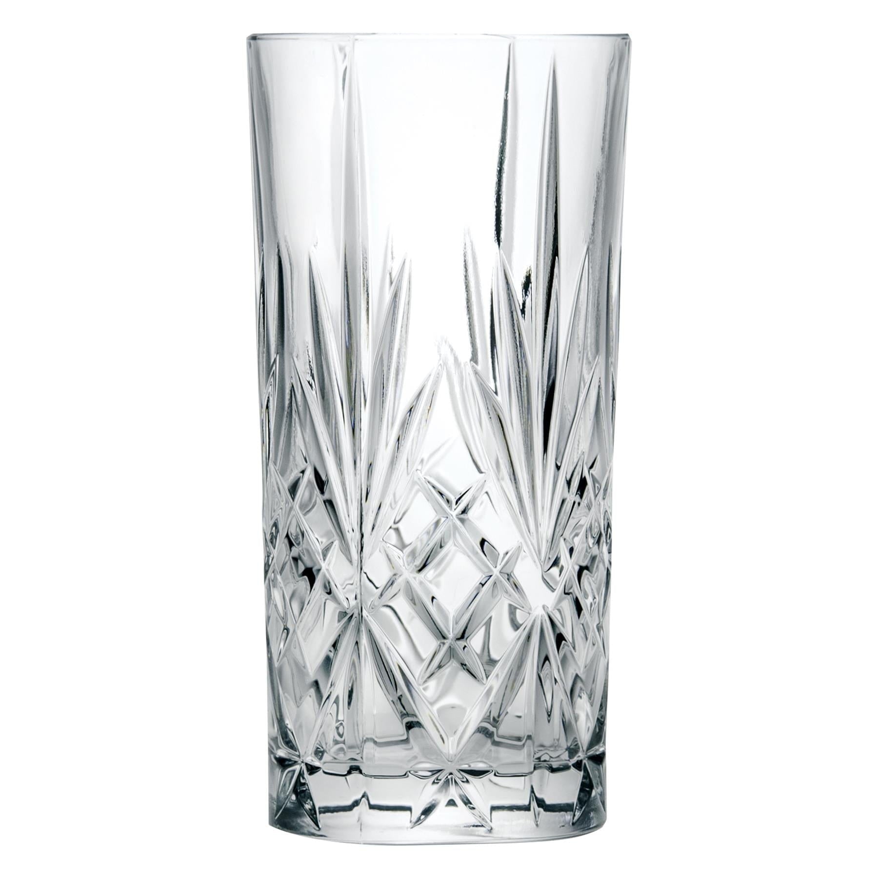 360ml Crystal Melodia Highball Glasses - Pack of 6