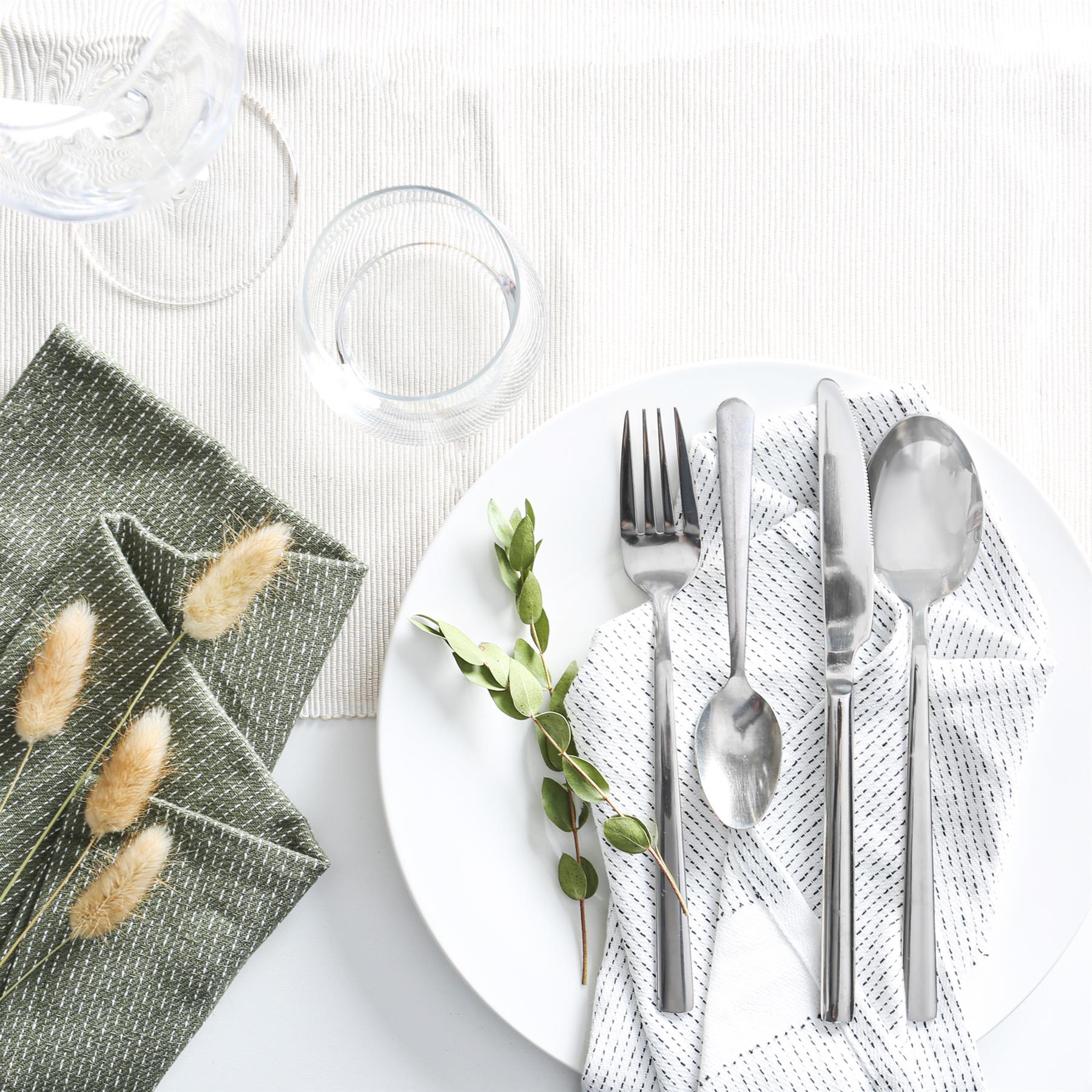 Tondo Stainless Steel Dessert Spoons