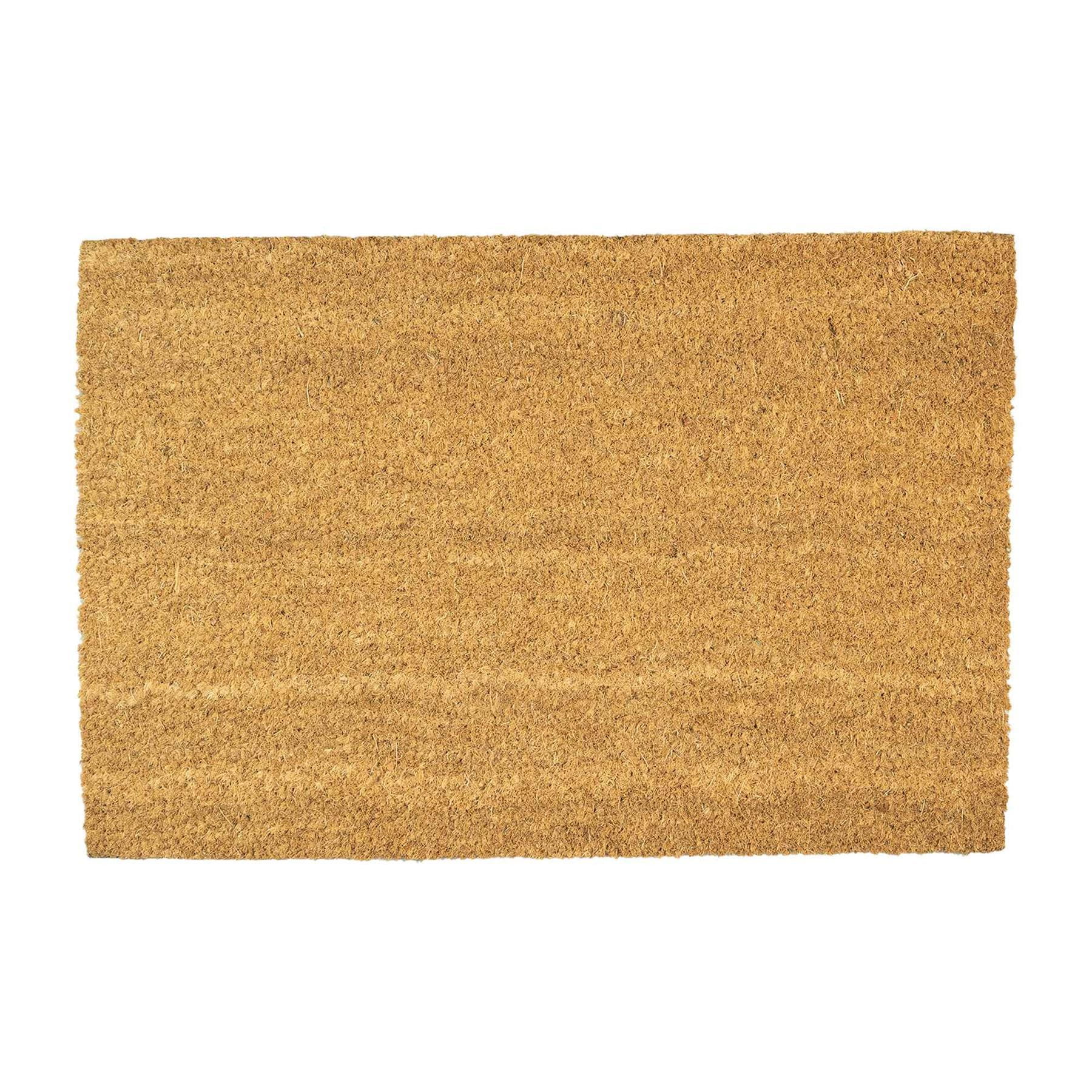 90cm x 60cm Brown Coir Door Mat