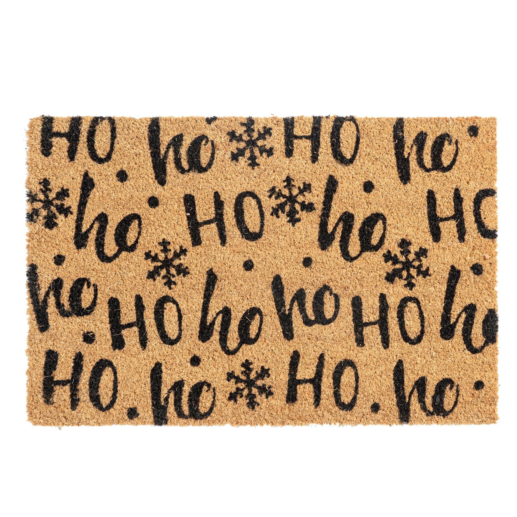 60cm x 40cm Ho Ho Ho Coir Door Mat