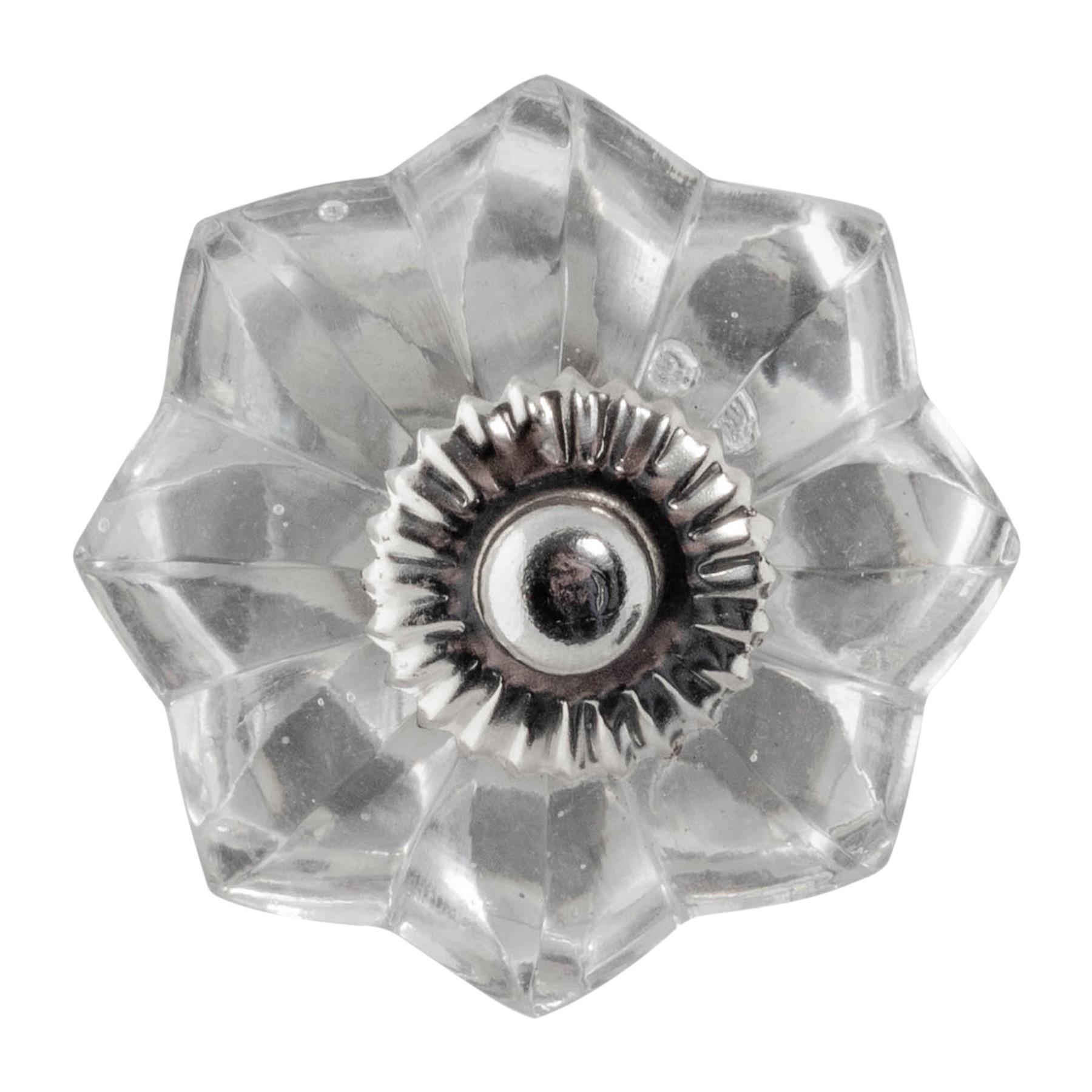 Star Glass Door Knob