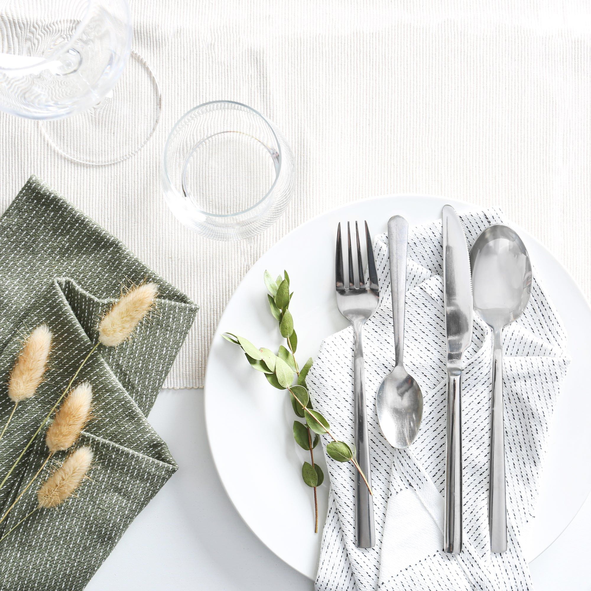 24pc Tondo 18/0 Stainless Steel Cutlery Set