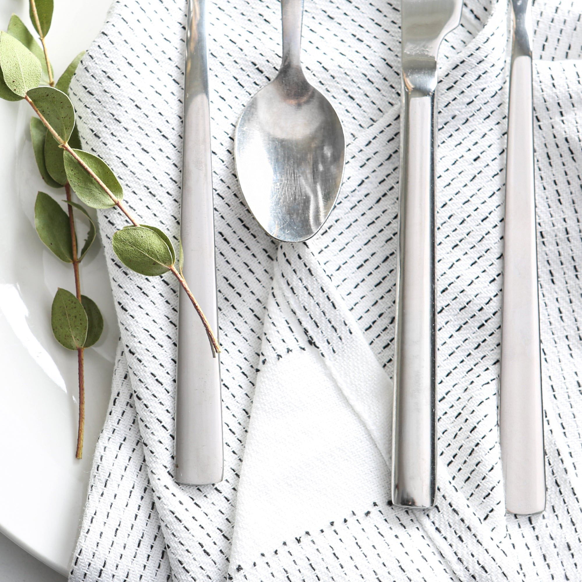 Tondo 18/0 Stainless Steel Dessert Spoons - Pack of 6