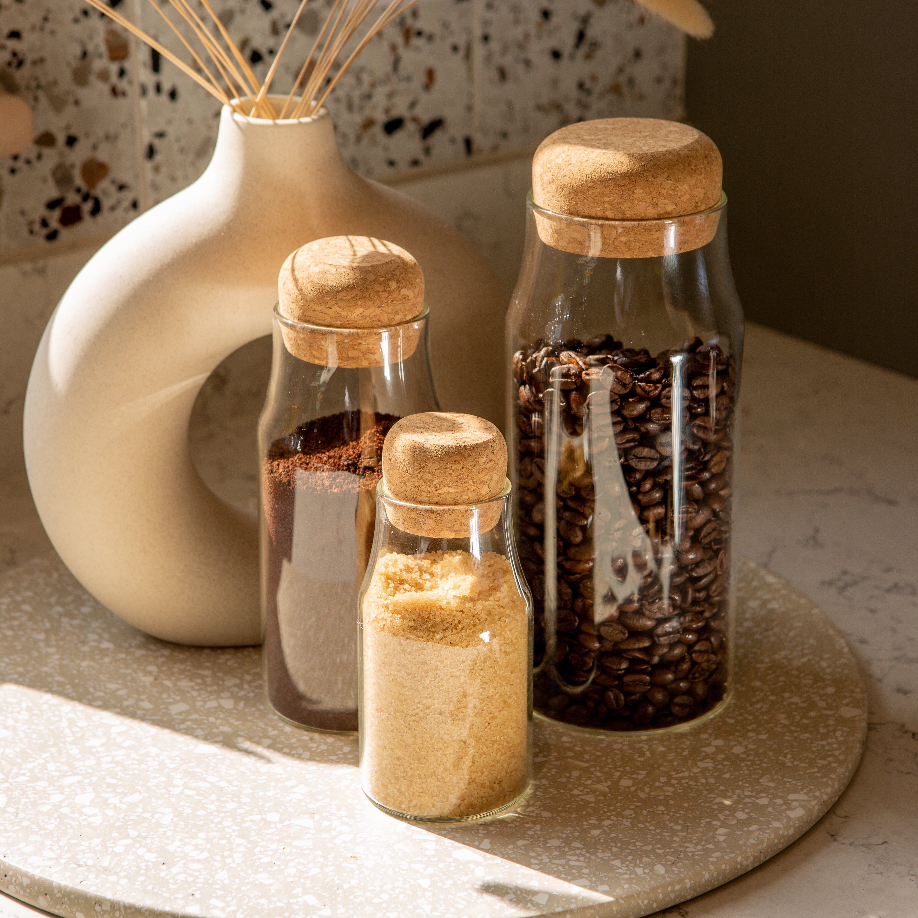 180ml Glass Storage Bottle with Cork Lid