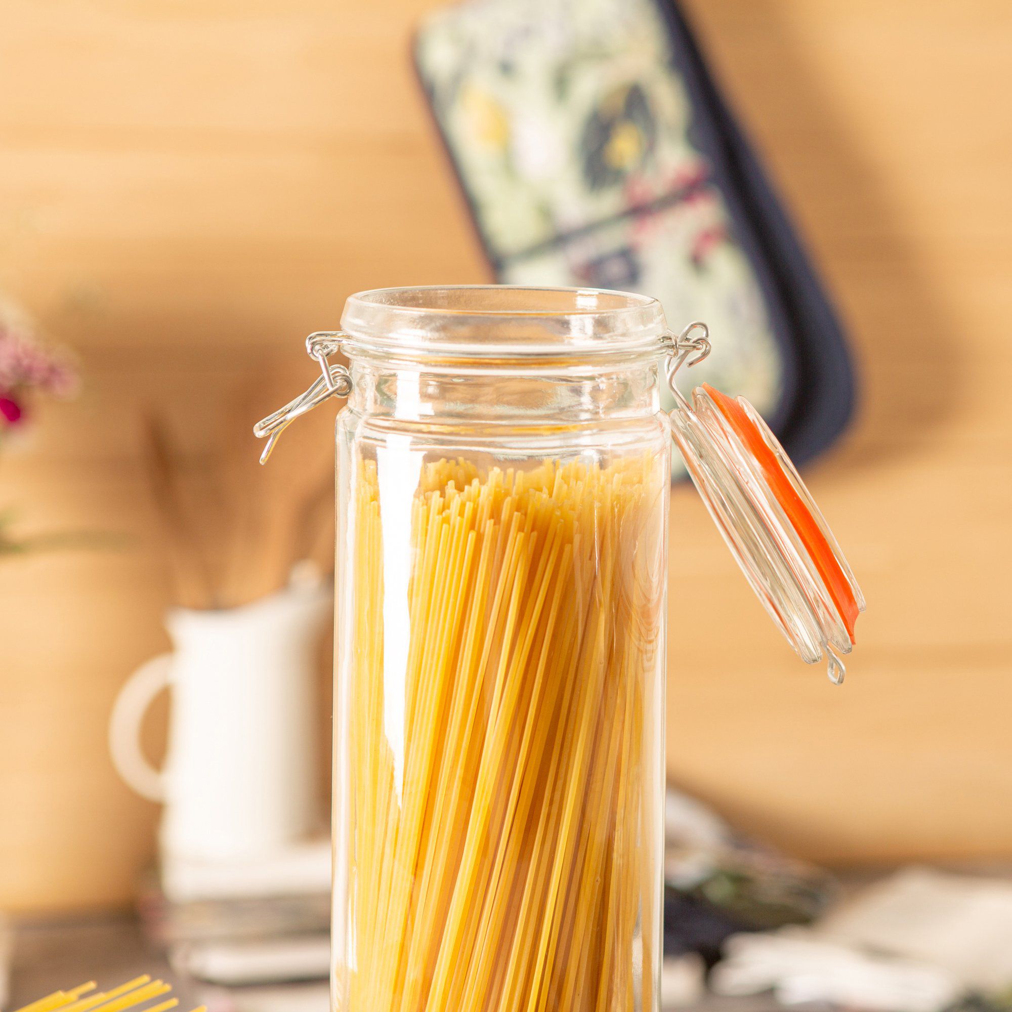 2L Air tight Glass Spaghetti Jar