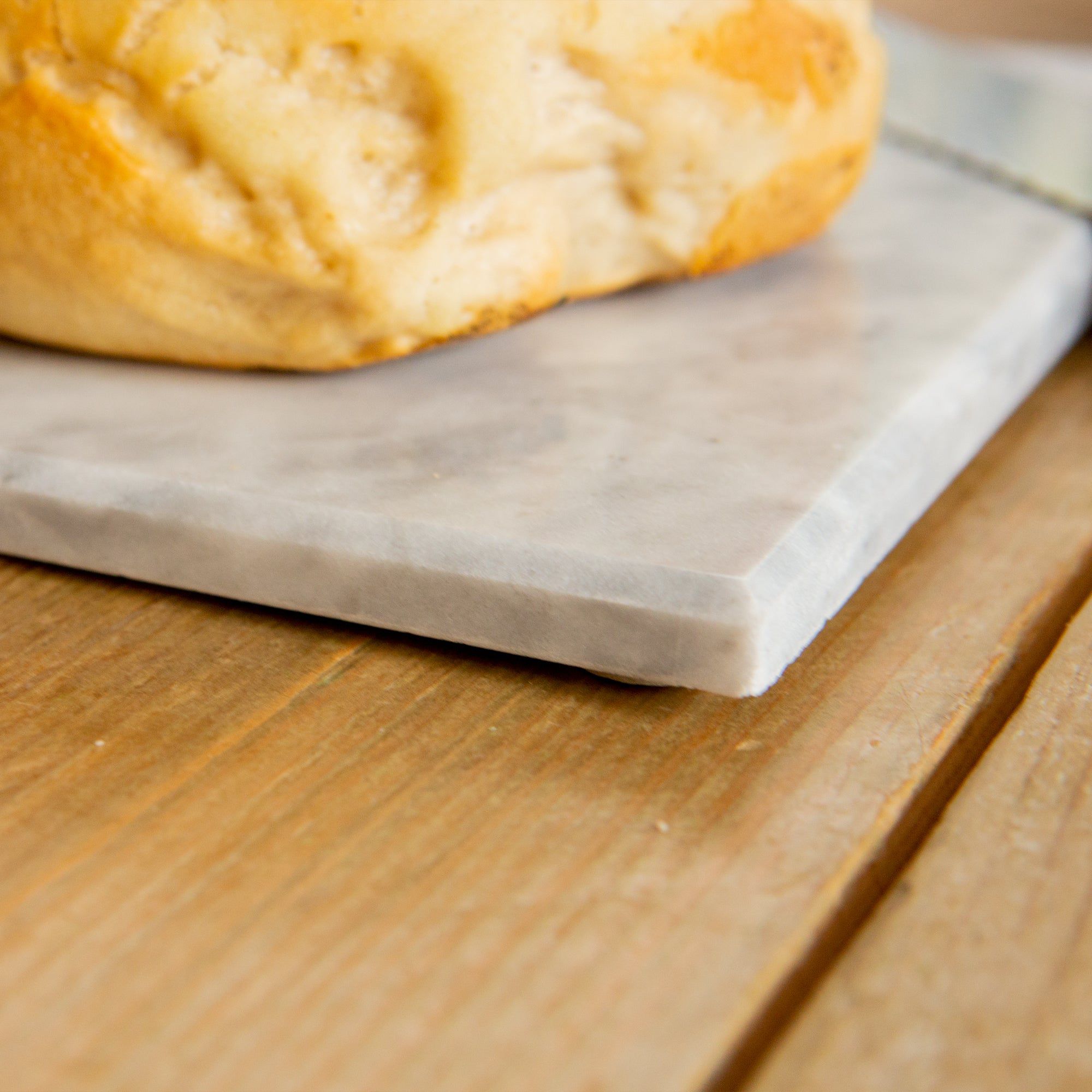 20cm x 30cm White Rectangle Marble Chopping Board