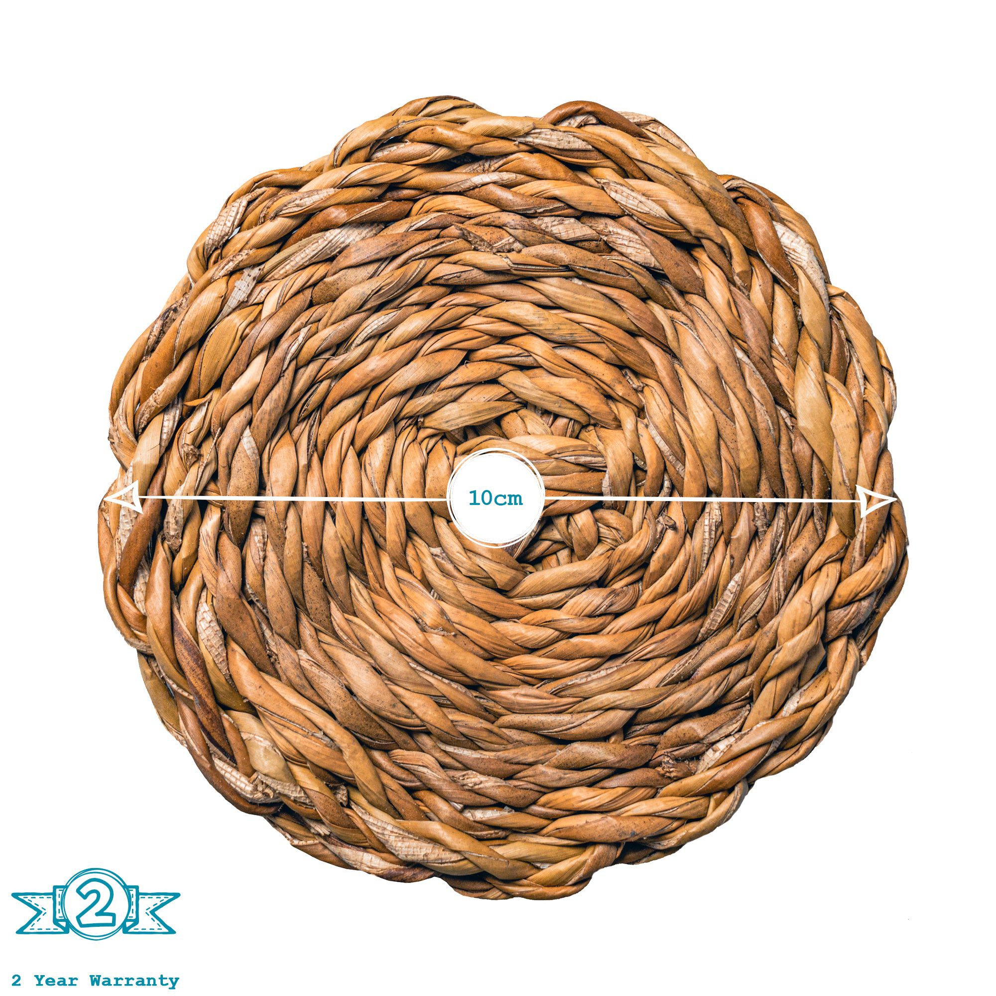 Woven Seagrass Coasters - Pack of Six