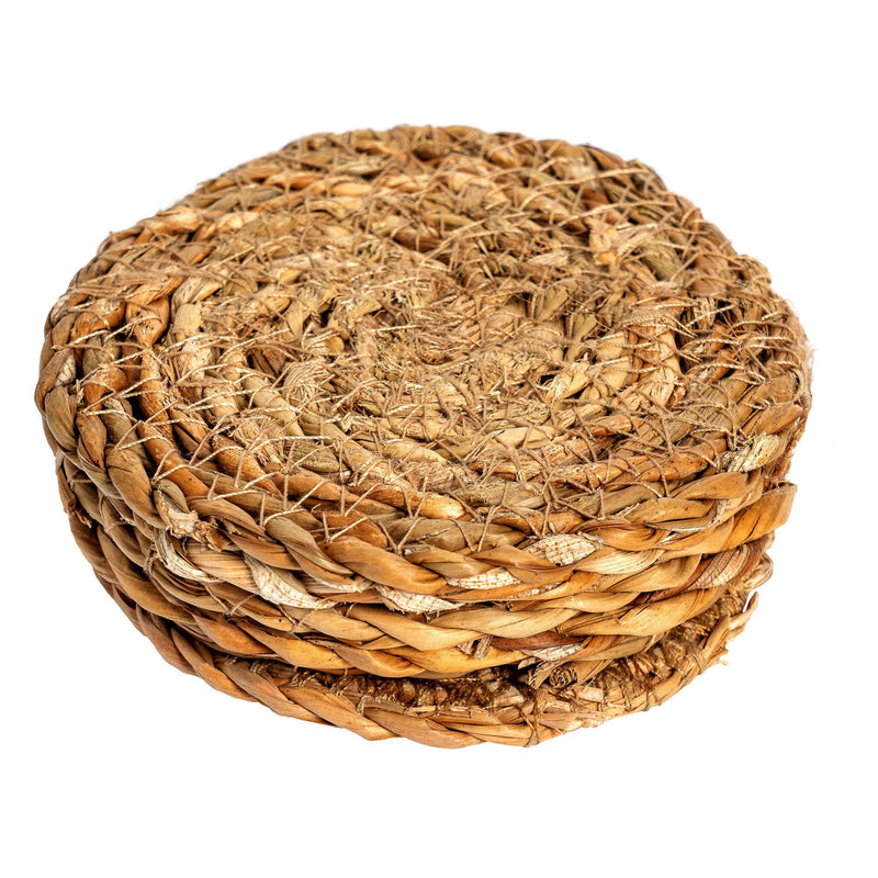 Woven Typha Coasters - Pack of 6 - By Argon Tableware