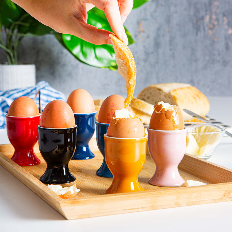 Coloured Stoneware Egg Cups - Pack of Two - By Argon Tableware