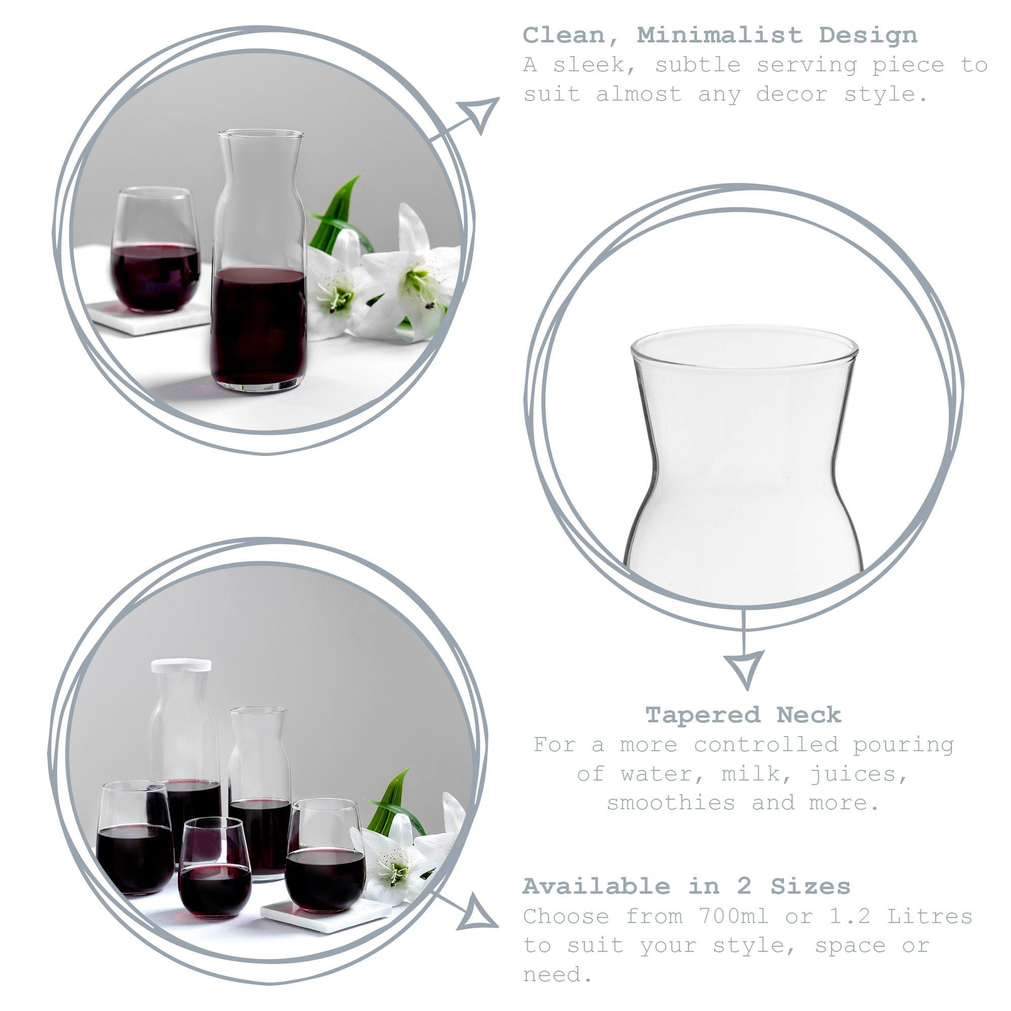 700ml Brocca Glass Carafe