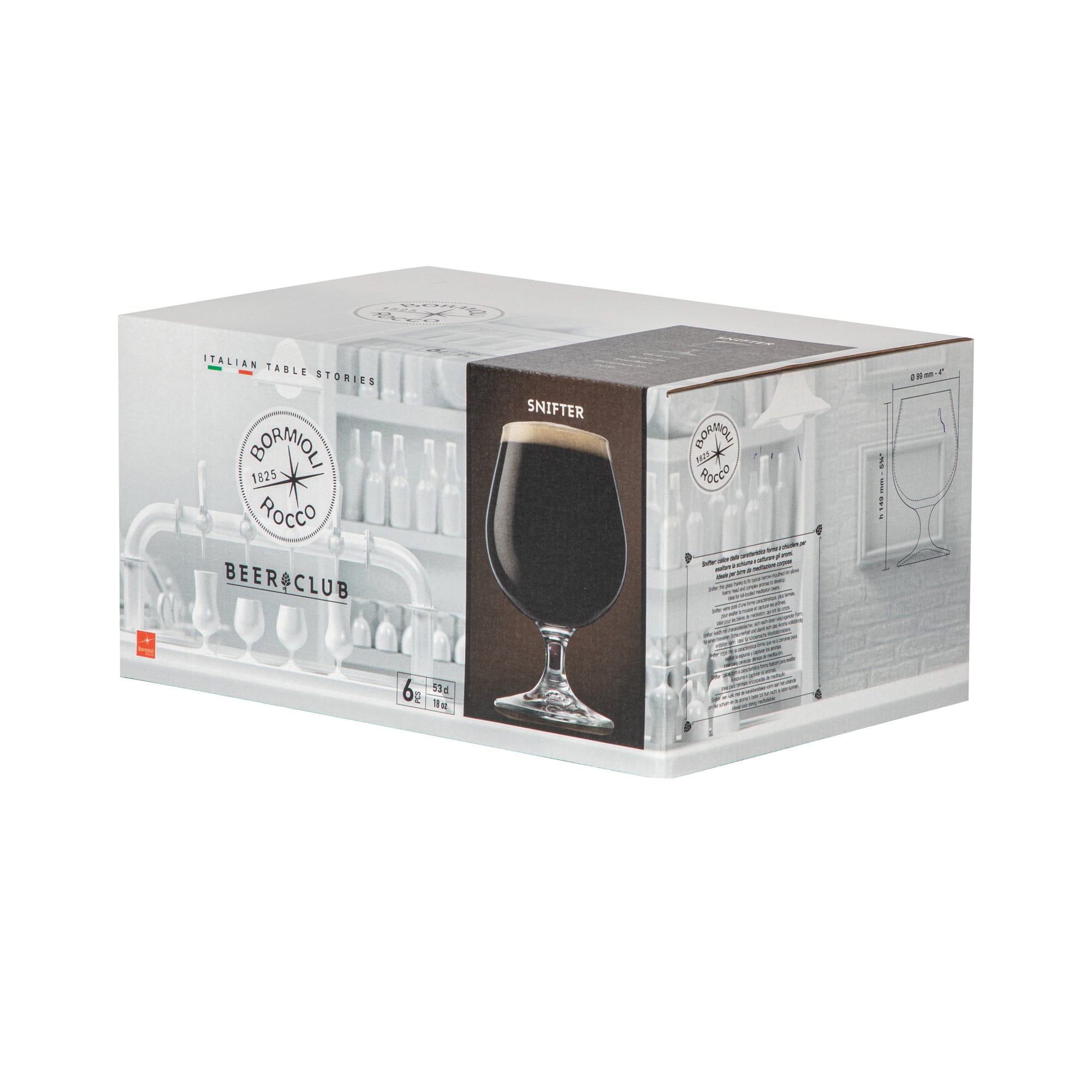 530ml Snifter Beer Glasses - Pack of Six