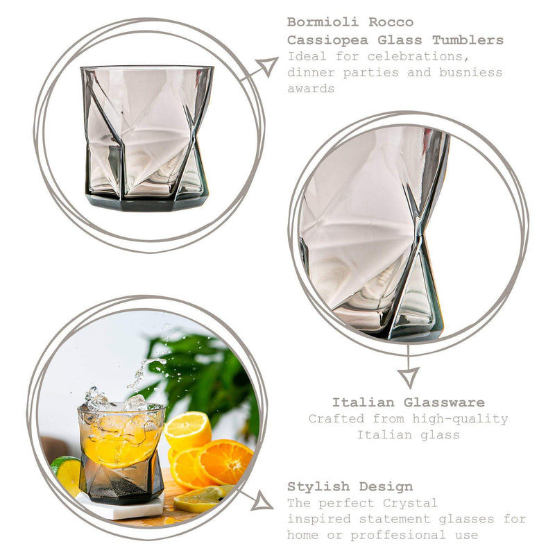 330ml Cassiopea Tumbler Glasses - Pack of Four - By Bormioli Rocco