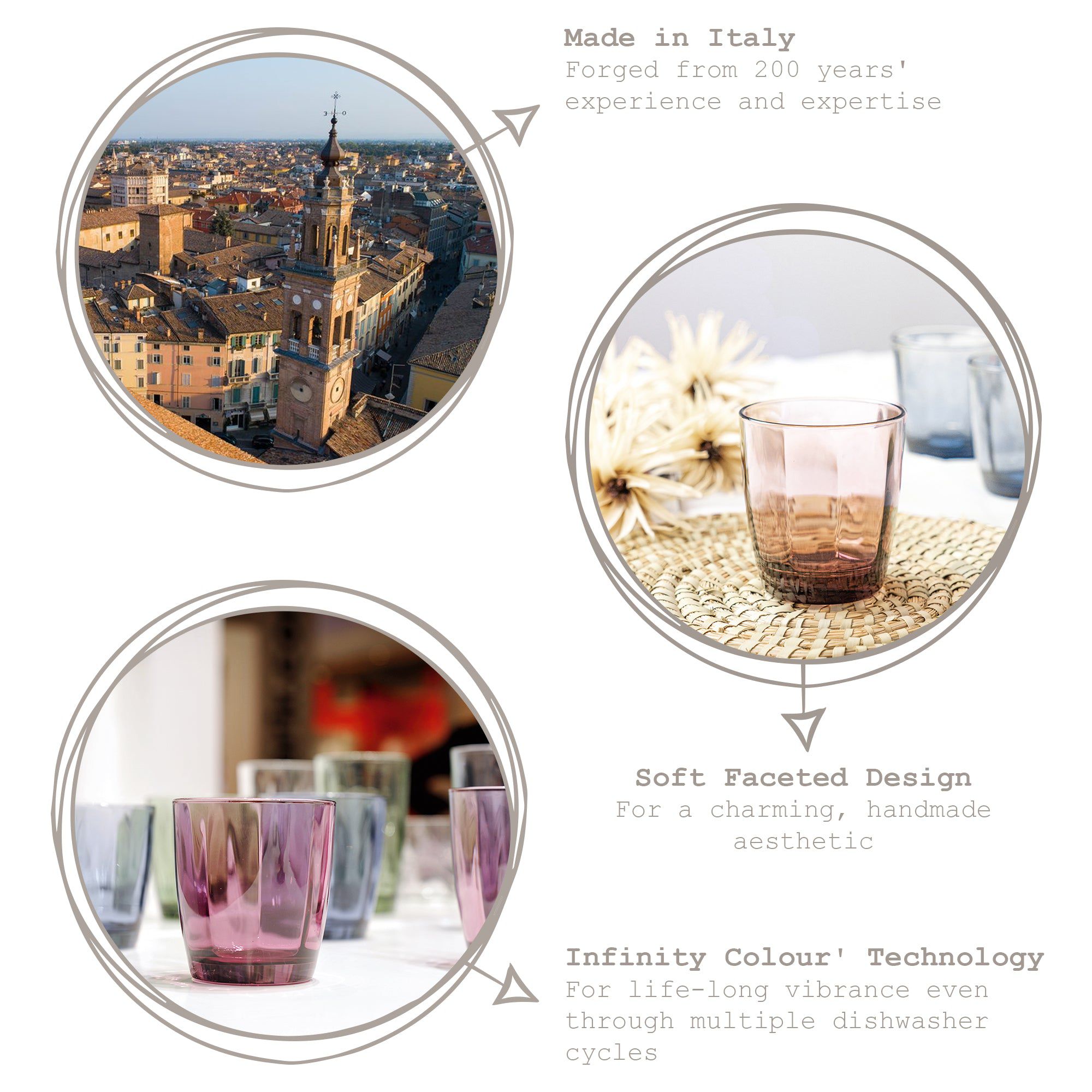 390ml Pulsar Tumbler Glasses - Pack of Six