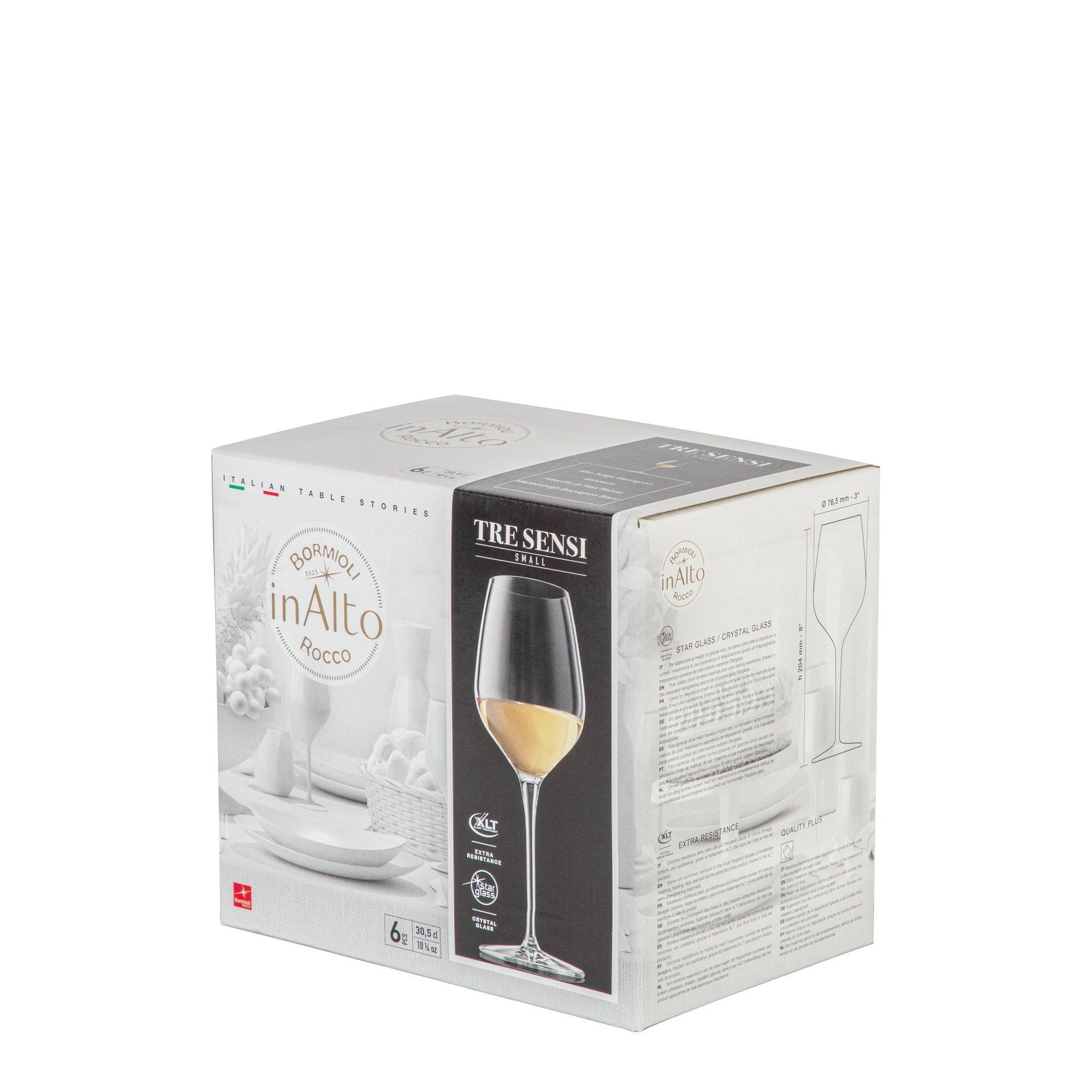 305ml Inalto Tre Sensi Wine Glasses - Pack of Six