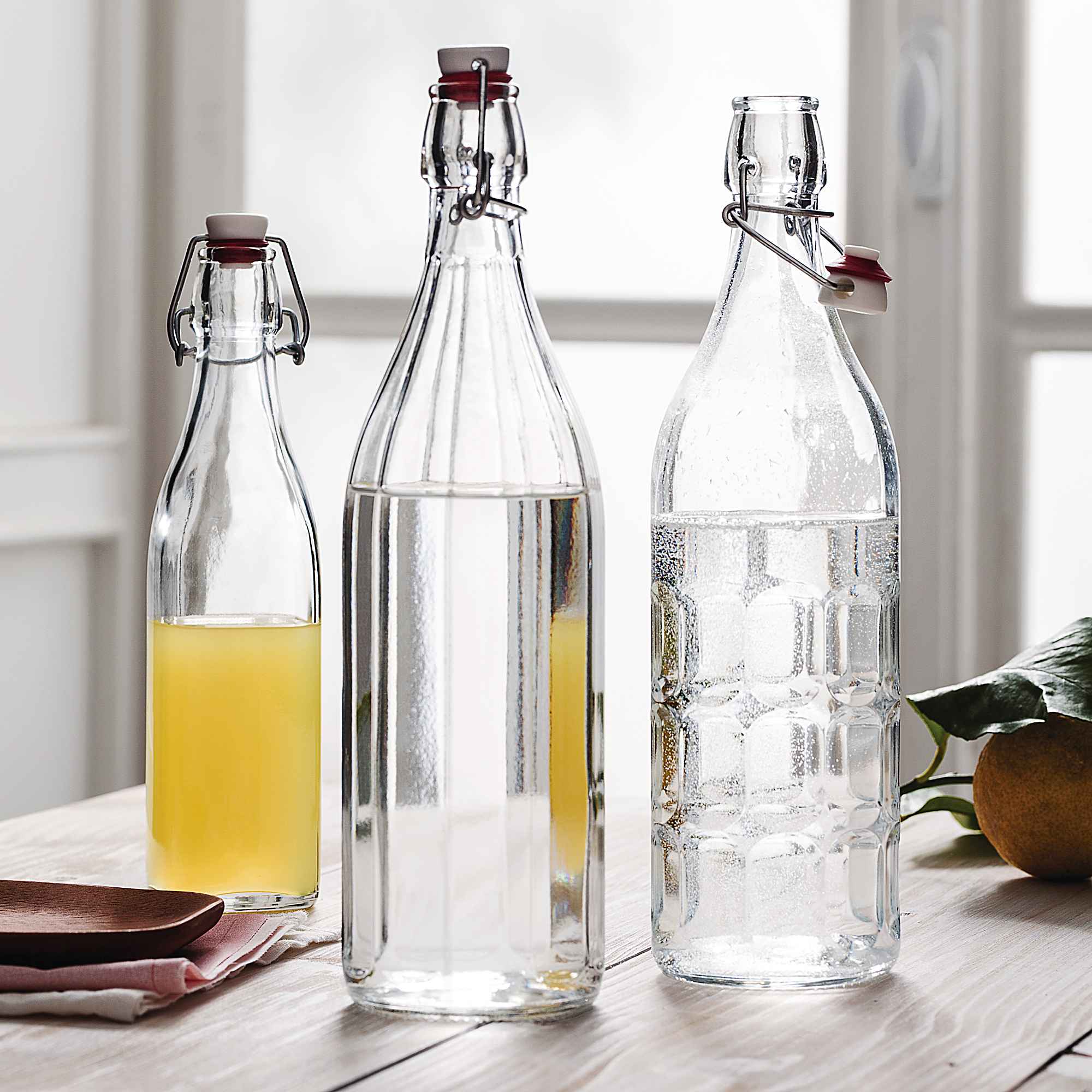 1L Oxford Glass Swing Top Bottle